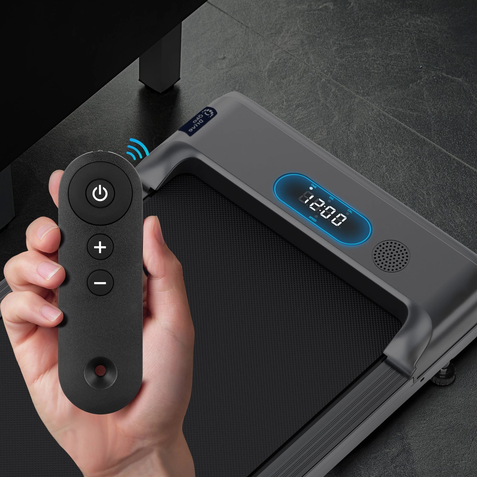 6 Black Lord Treadmill Electric Walking Pad Home Office Gym Fitness Remote Control - Silver, 6 of 9