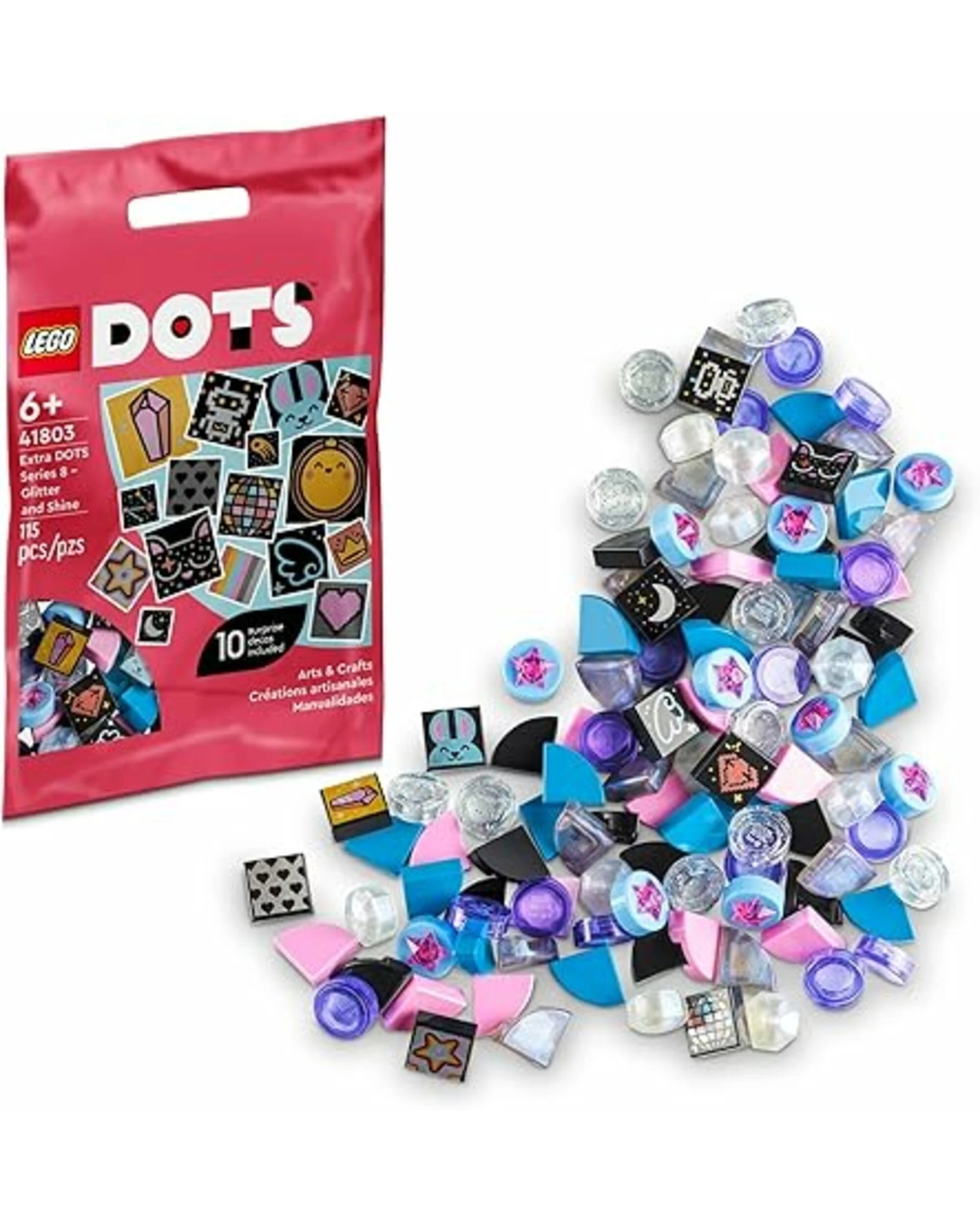 1 LEGO 41803 DOTS Extra DOTS Series 8 Glitter and Shine, 1 of 4