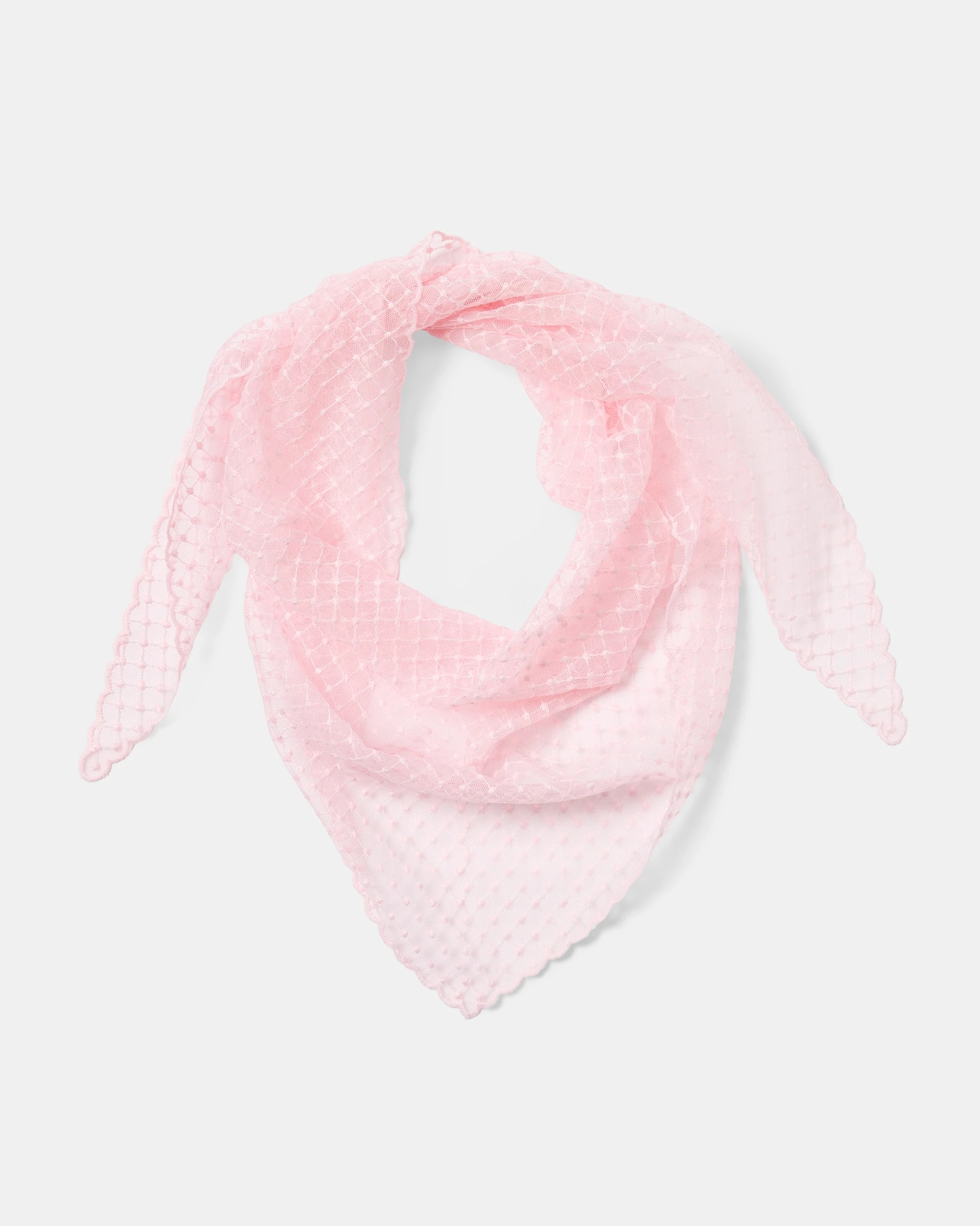 2 Triangle Sheer Scarf - Pink, 2 of 3