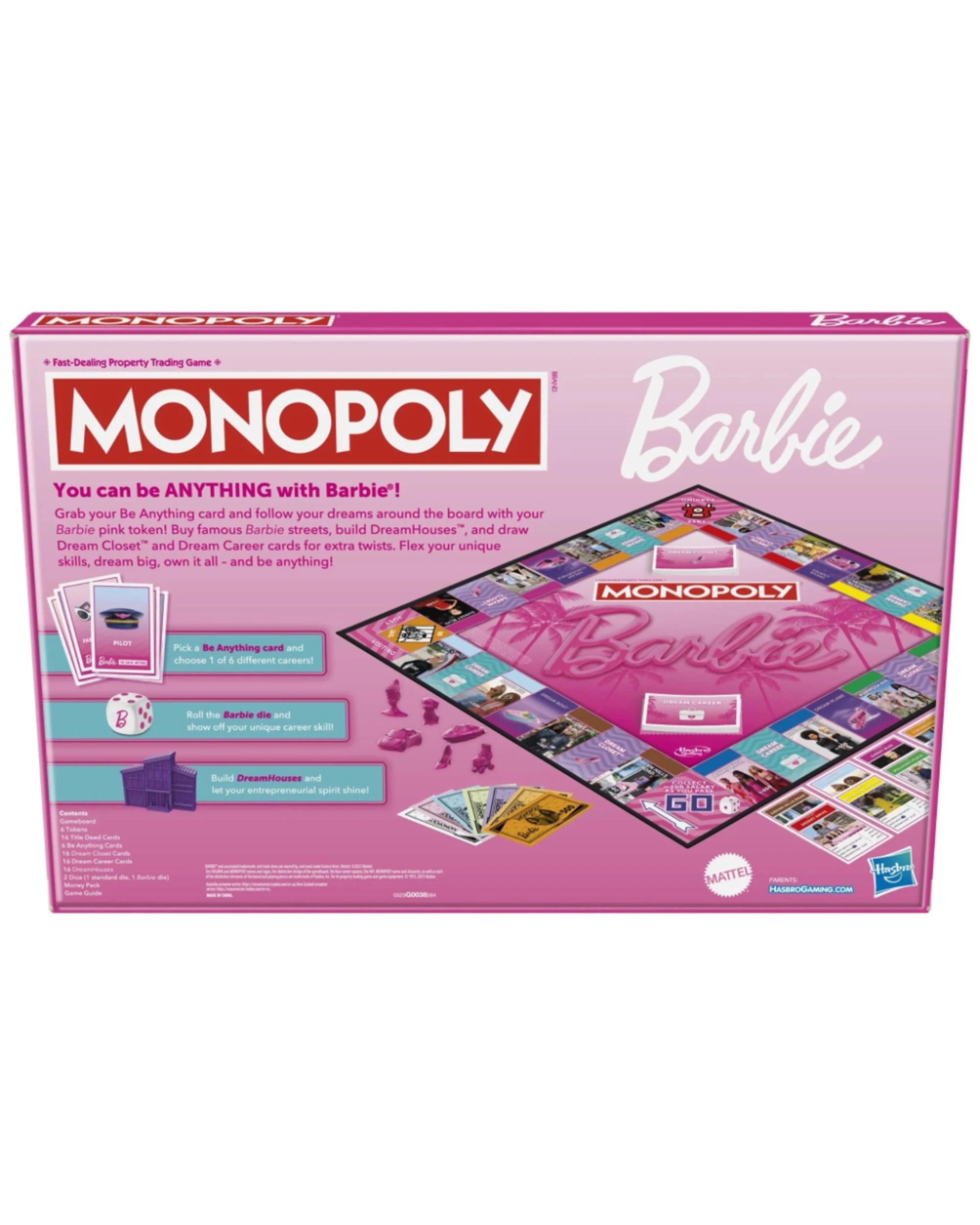 7 Monopoly Barbie Edition Board Game, 7 of 7