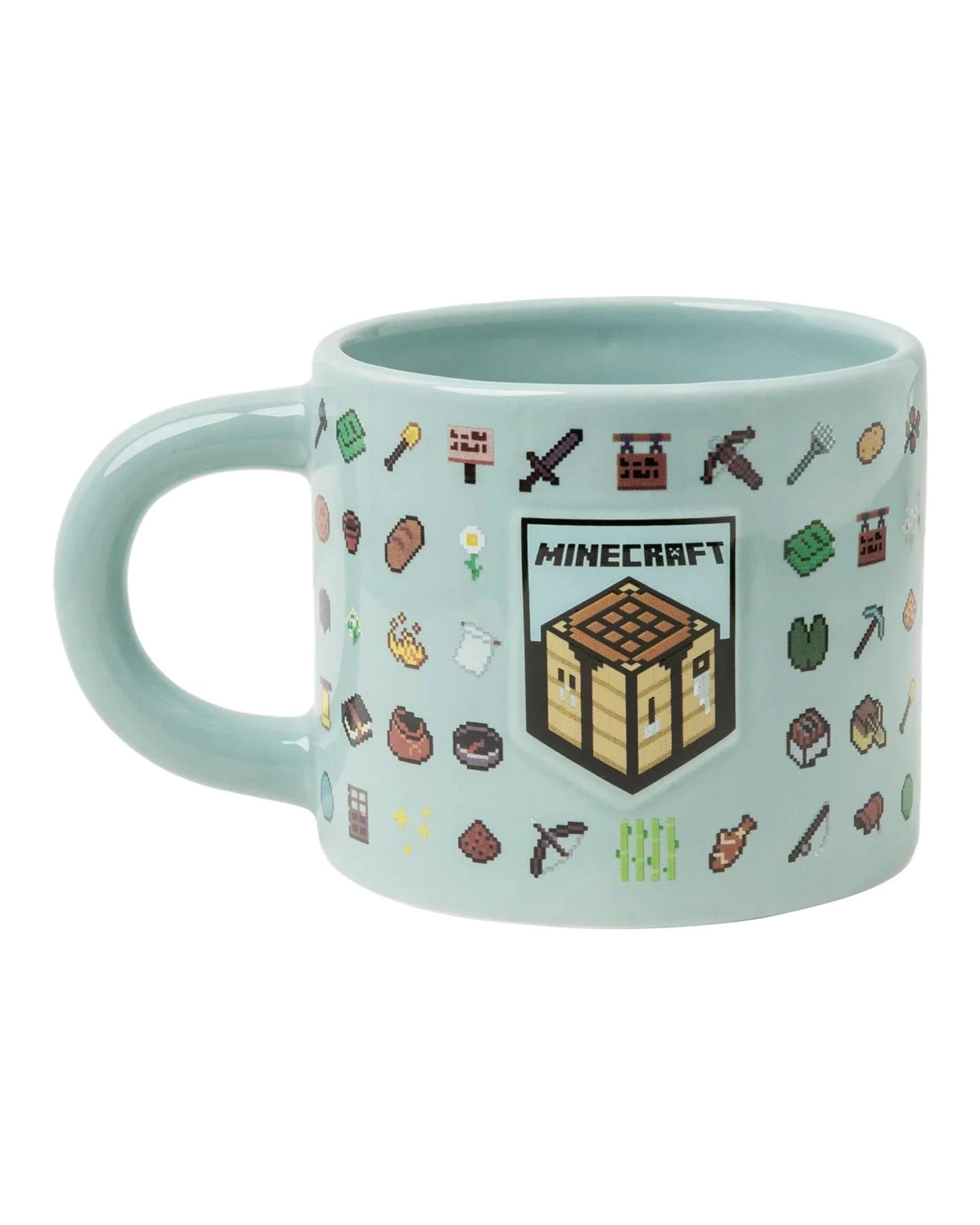 2 Paladone Minecraft Embossed Mug - Blue, 2 of 4