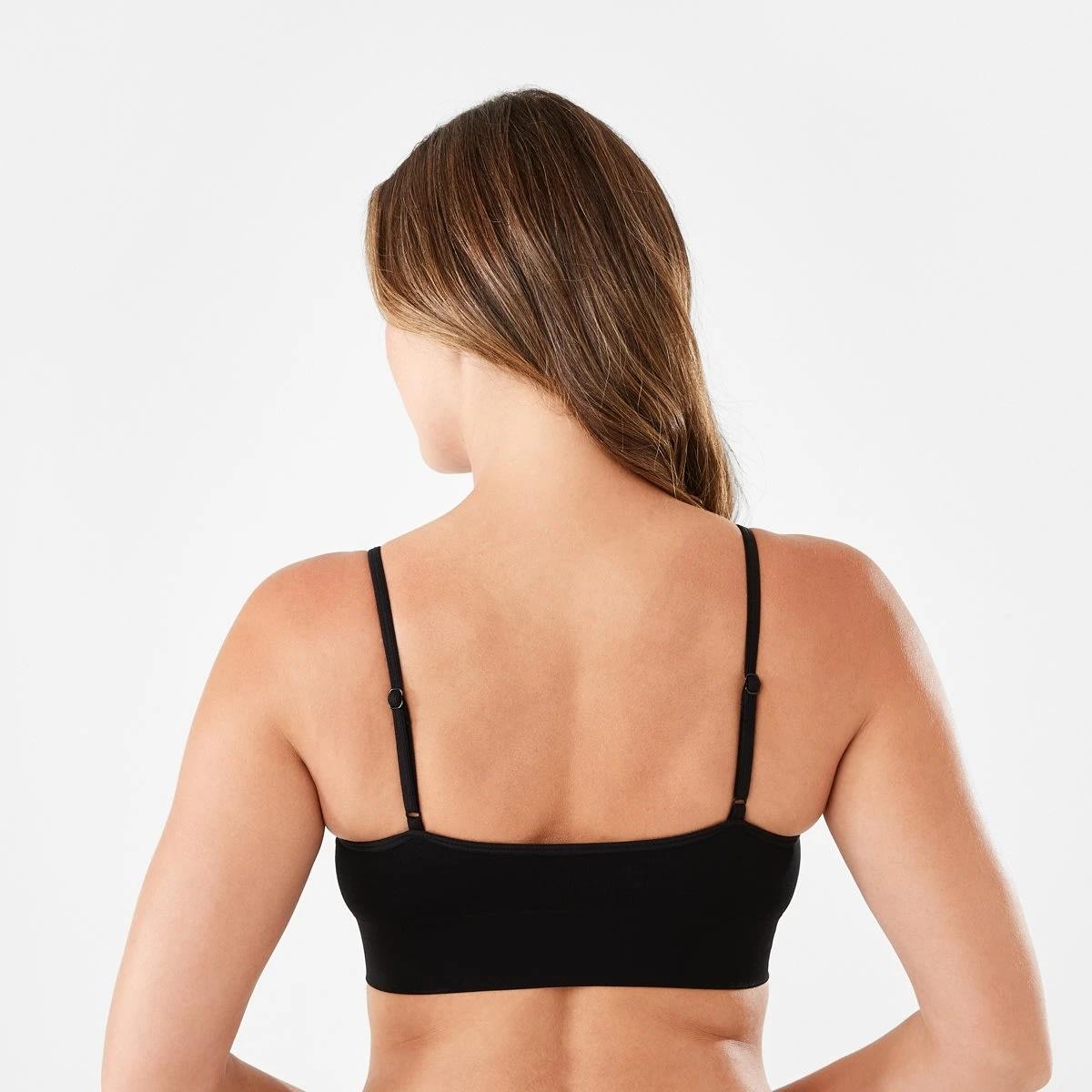7 3 Pack Wirefree Seamfree Crop SOFT SAND BEIGE, WHITE, BLACK, 7 of 10