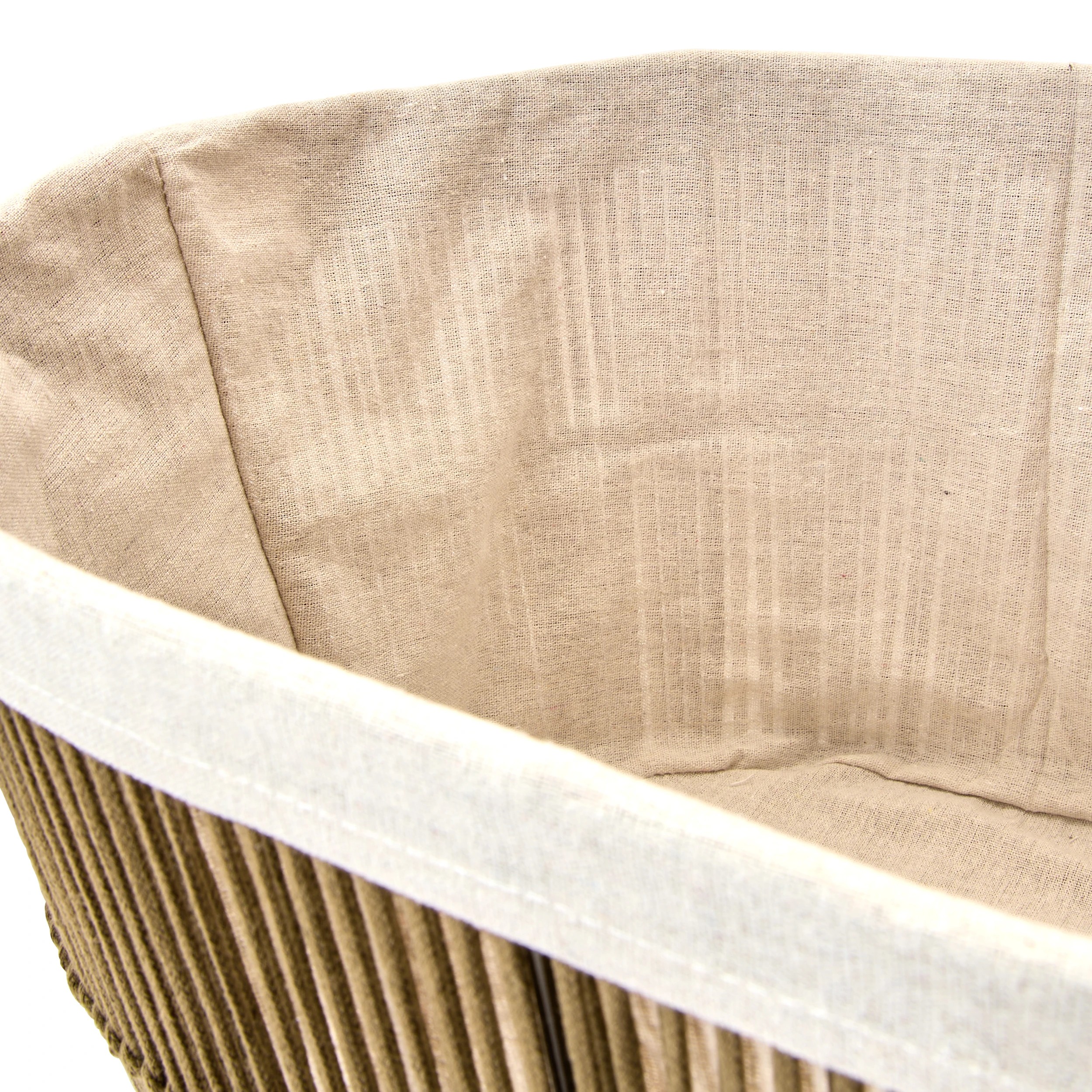 7 Rope Laundry Basket with Liner - Green, 7 of 7