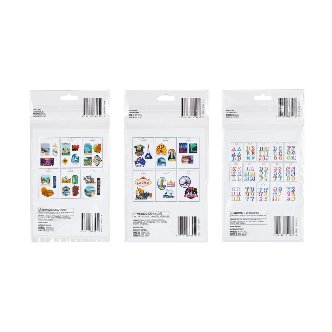 10 Travel Stickers - Assorted, 10 of 10