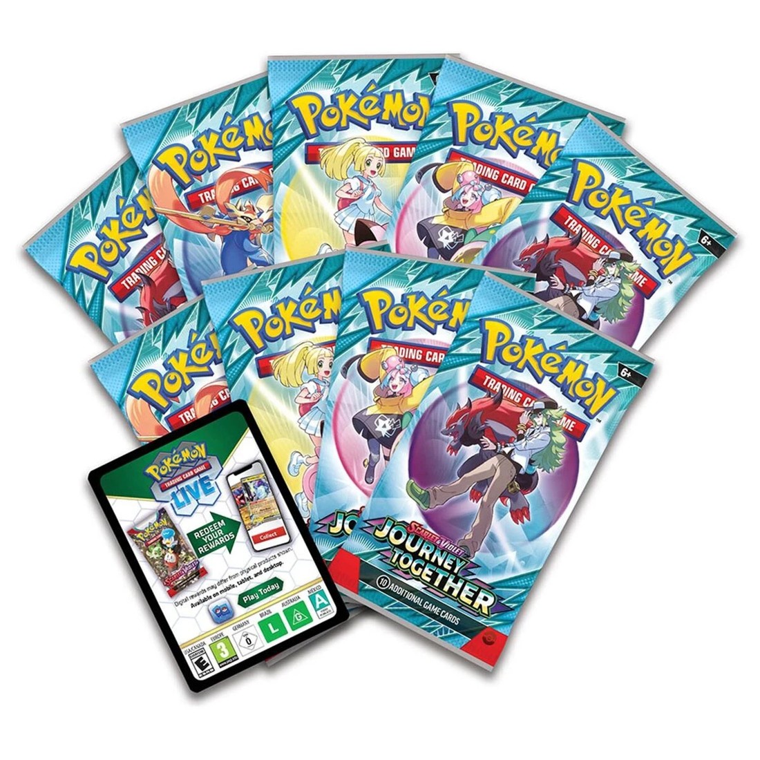 3 Pokemon Trading Card Game: Scarlet & Violet Journey Together Elite Trainer Box, 3 of 8