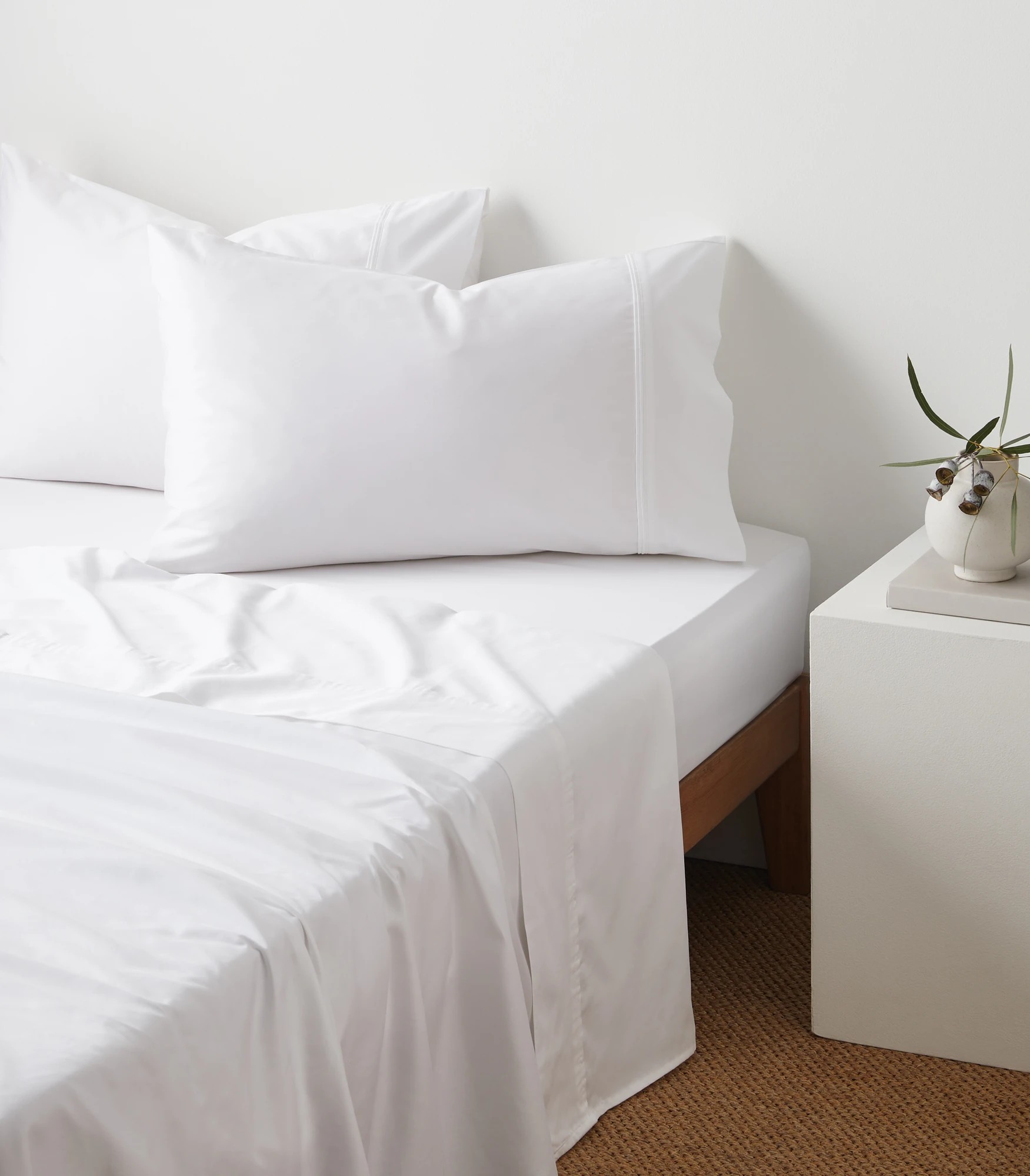 1 Target Egyptian Cotton 600 Thread Count Pillowcase 2 Pack - One Size - White, 1 of 1