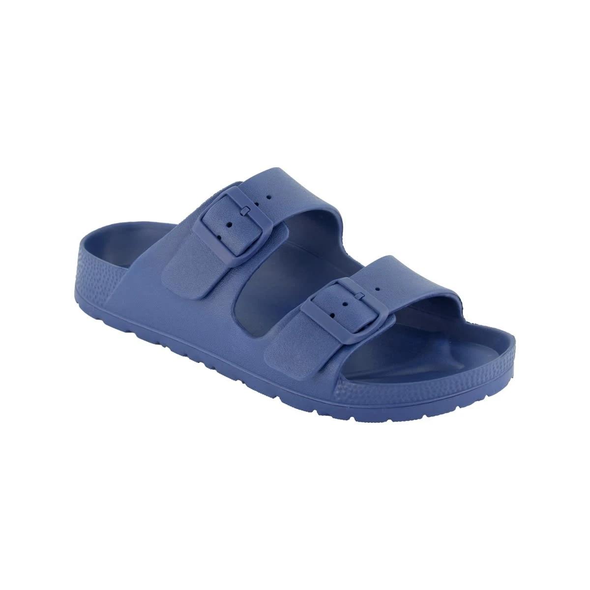 1 Double Buckle Slides Navy, 1 of 4