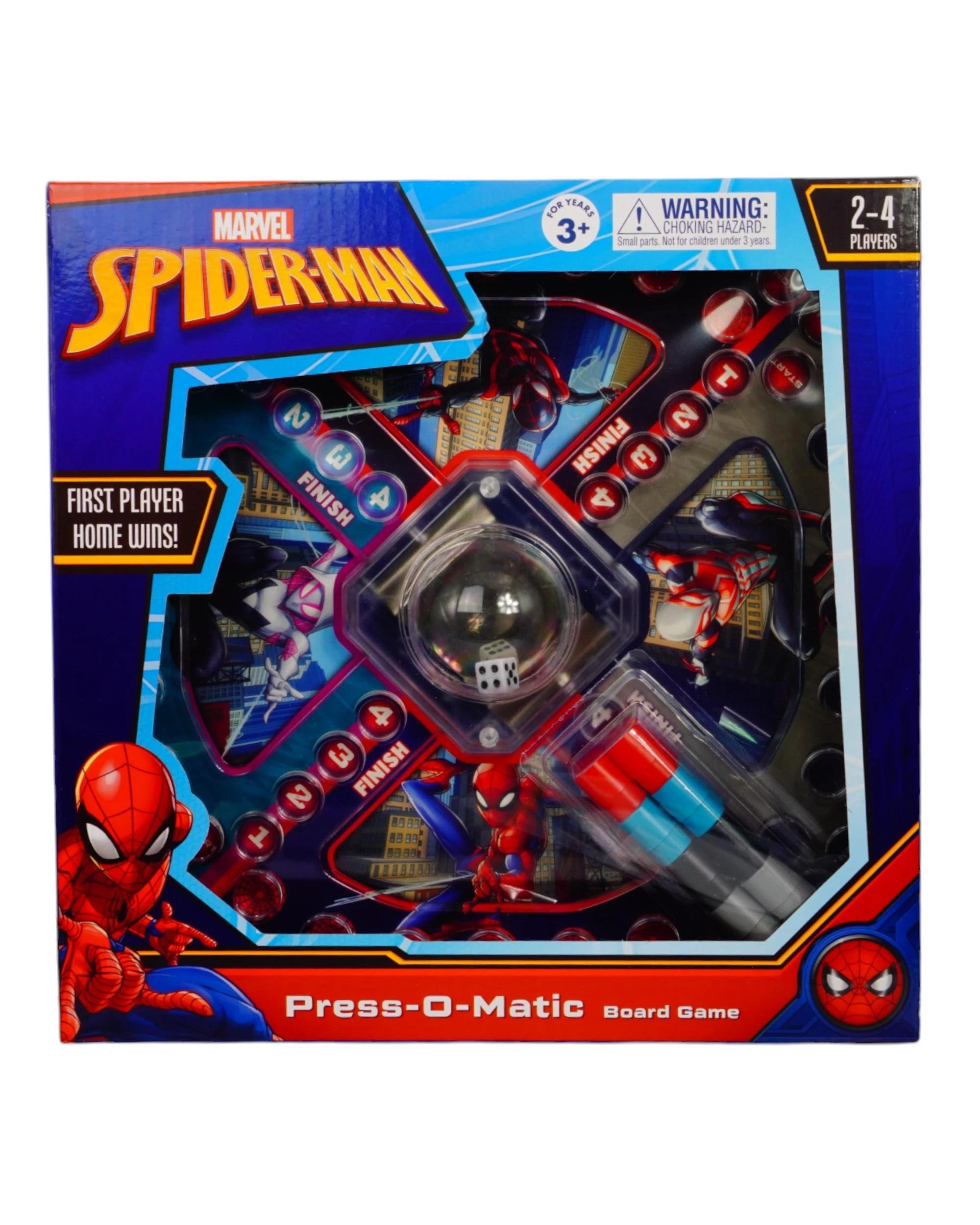 1 Marvel Spider-Man Press-O-Matic Board Game, 1 of 1