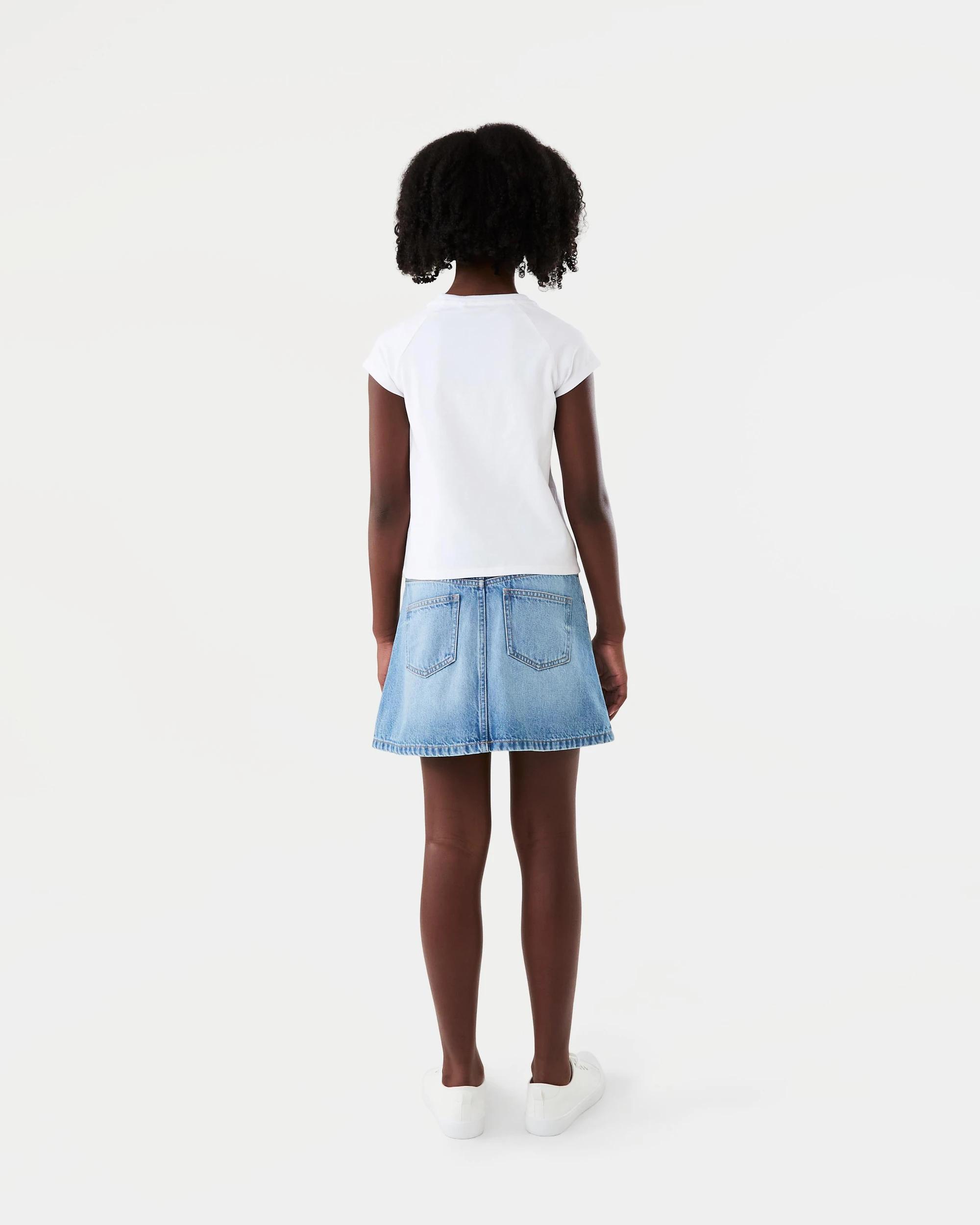 7 Short Raglan Sleeve Patchwork T-shirt Wht Flwr, 7 of 7