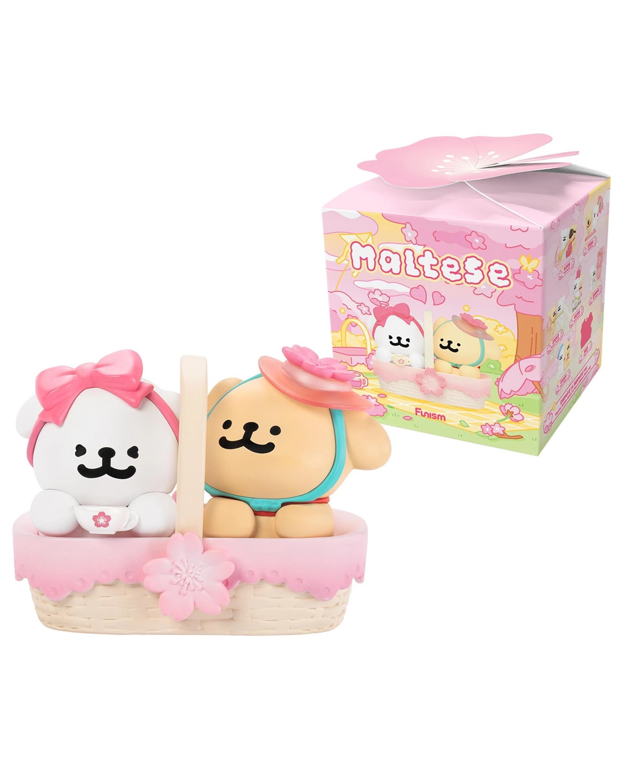 1 Funism Maltese Cherry Blossom Series Figures Blind Box, 1 of 9