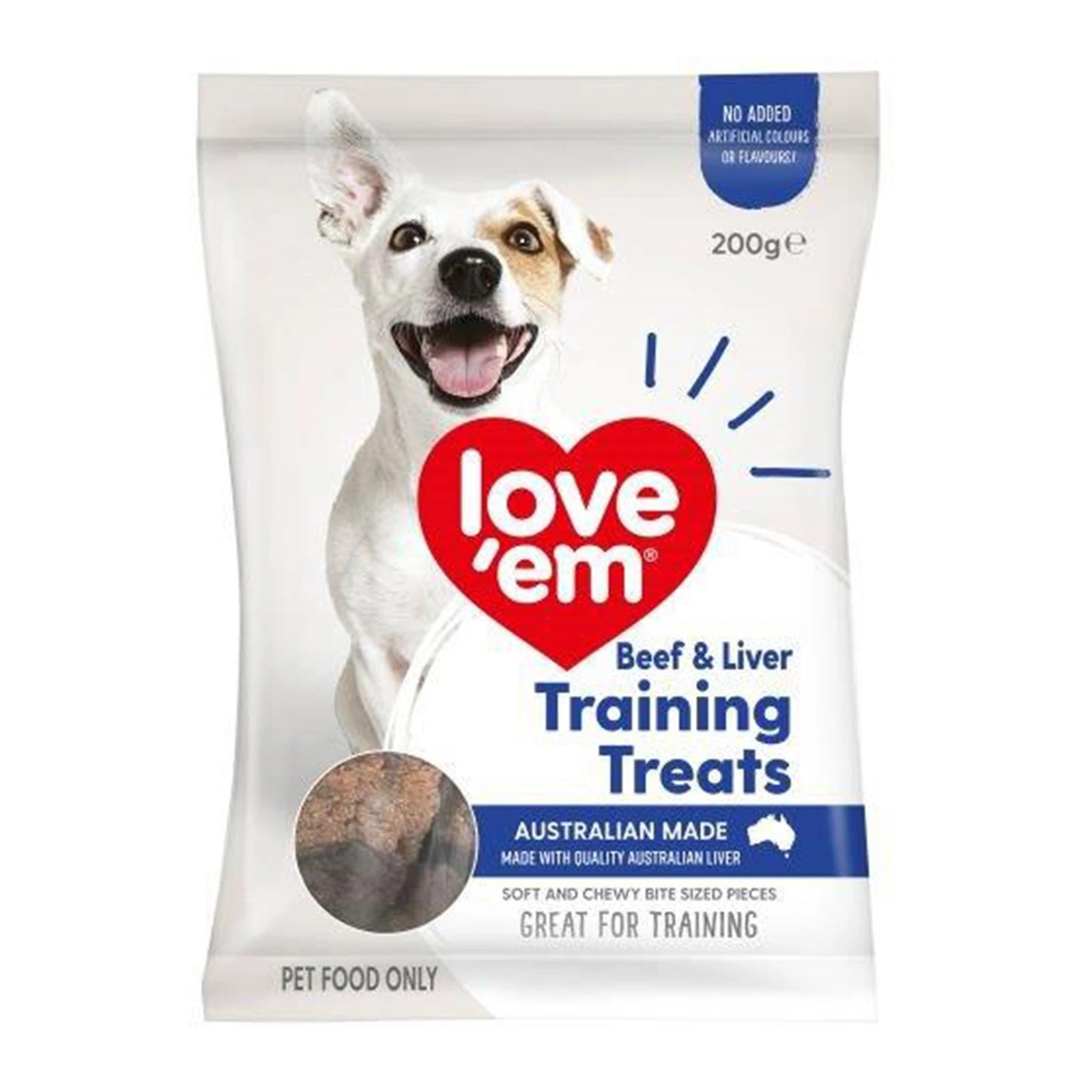 1 Love Em Liver Training Treats 200g 5pk, 1 of 2