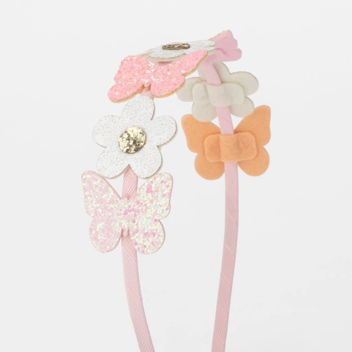 2 Butterfly Daisy Headband - Pink, 2 of 4