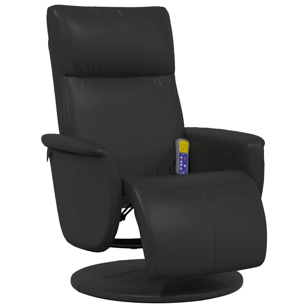 4 vidaXL massage recliner chair Adjustable Armrests - Black, 4 of 9