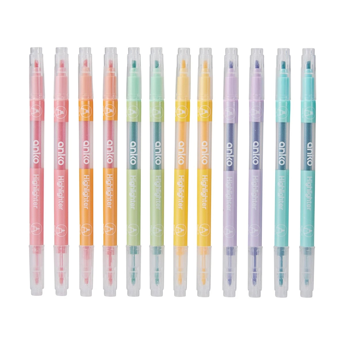 2 12 Pack Dual Tip Highlighters, 2 of 5