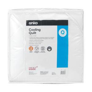 Cooling Quilt - Queen Bed, White