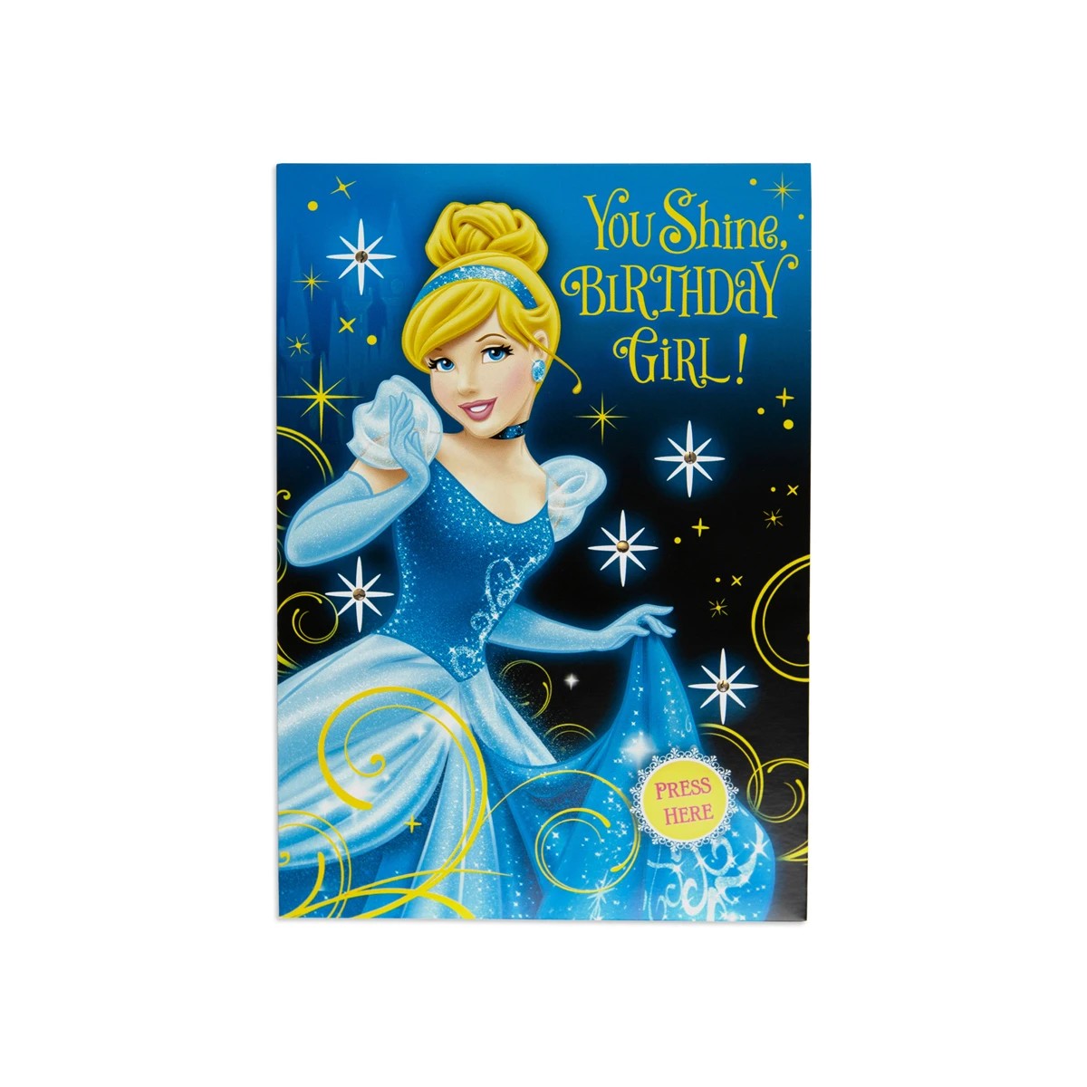 2 Hallmark Disney Cinderella Interactive Birthday Card - Bibbidi-Bobbidi-Boo, 2 of 4
