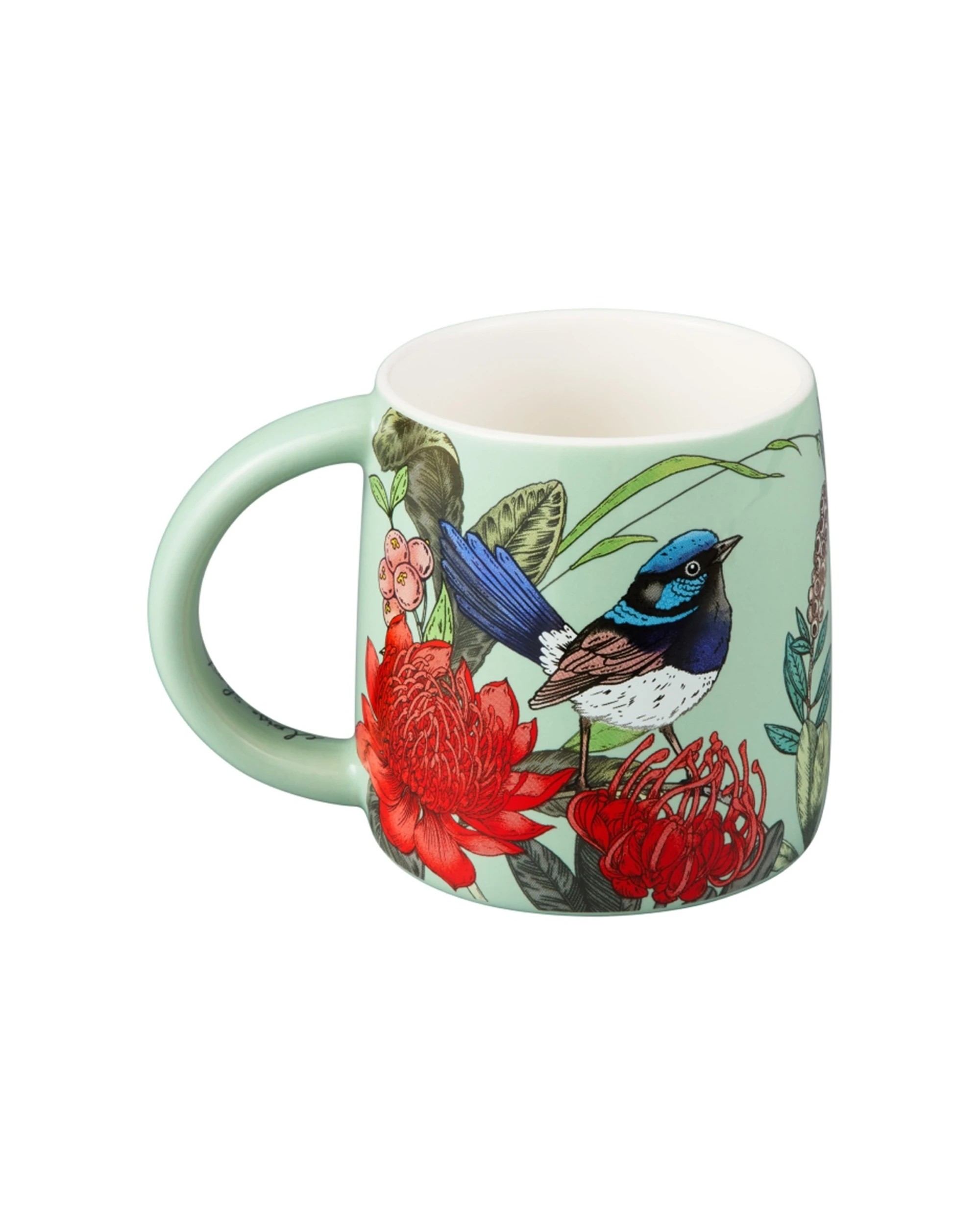 2 Maxwell & Williams Eloise Short Native Grace Superb Fairy Wren Mug 350ml - Multi, 2 of 2