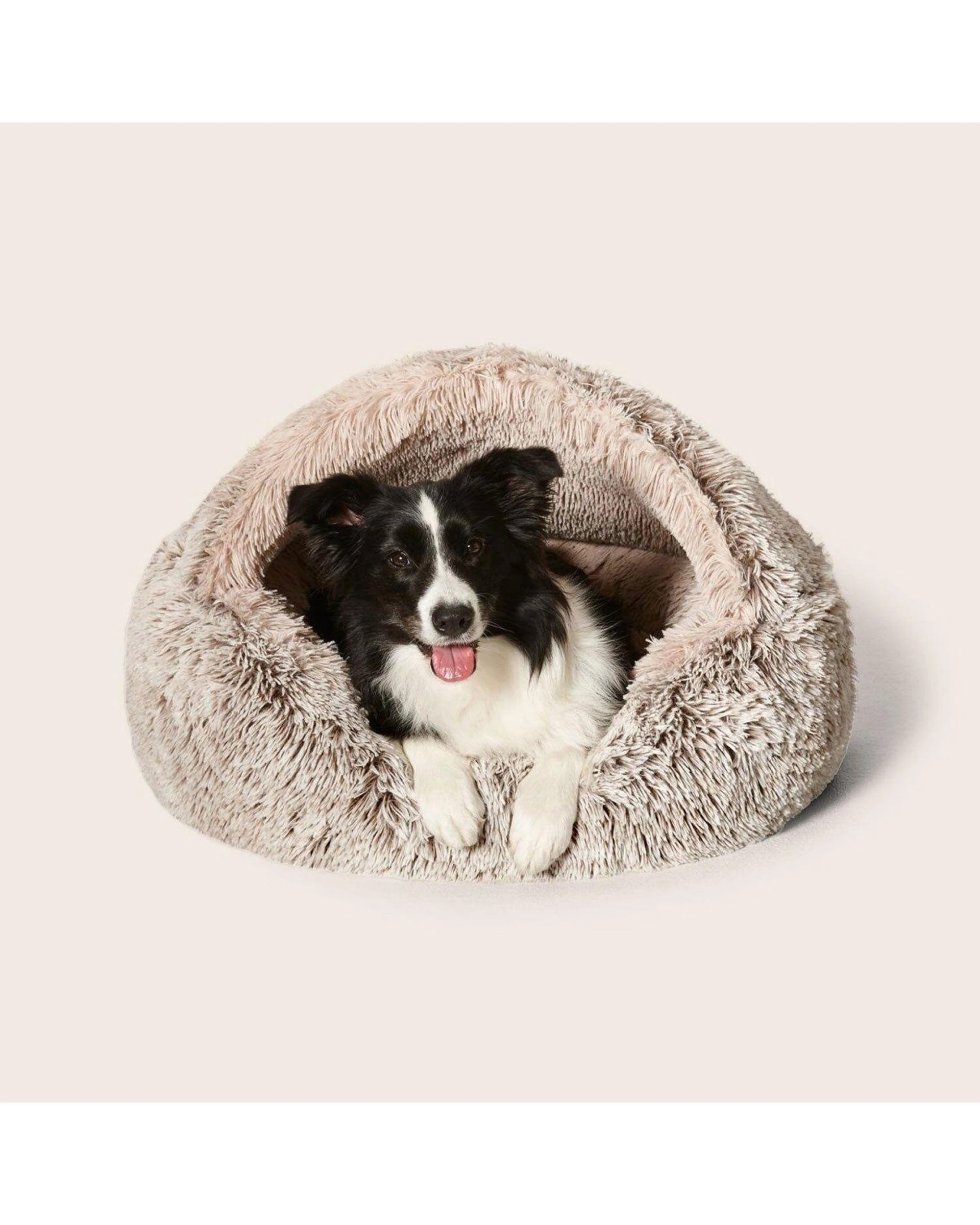 2 Snooza Calming Hoodie Cuddler Cave Style Pet Dog Bed Mink Medium, 2 of 5