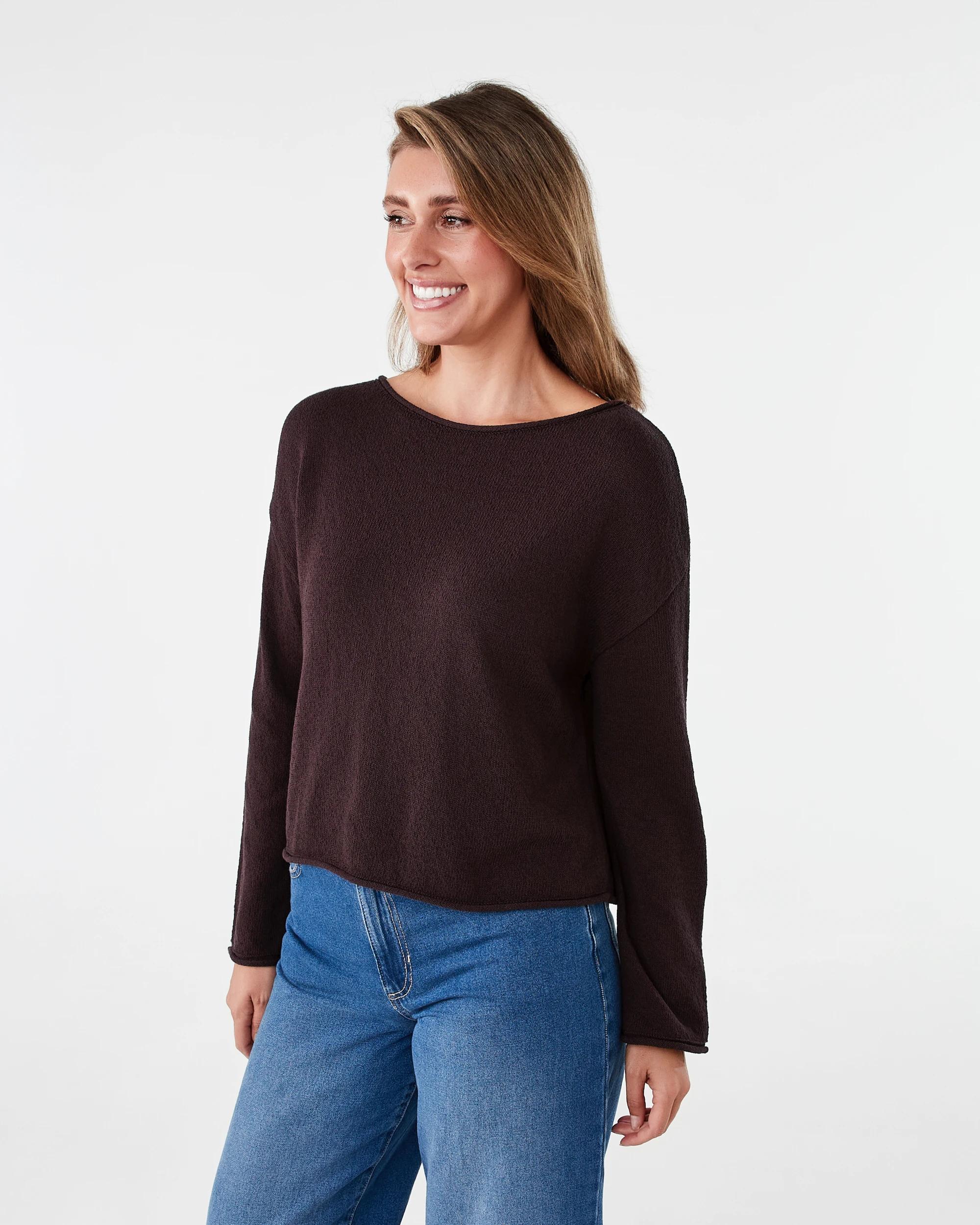 2 Boatneck Pullover Fudge, 2 of 6