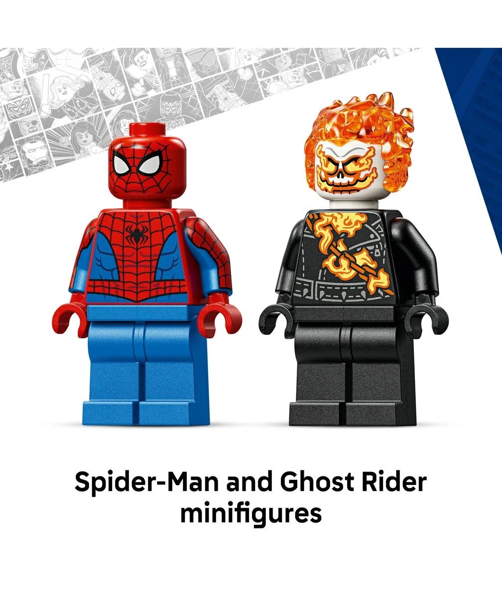 6 LEGO Super Heroes Spider-Man vs. Ghost Rider Motorcycle 76335, 6 of 10