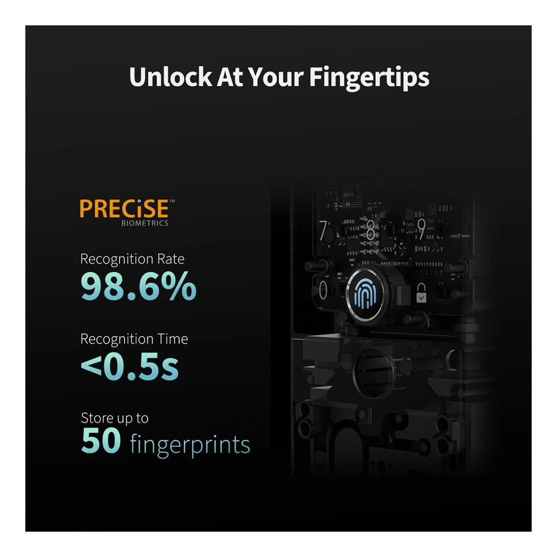 3 Aqara Smart Lock U100 with M100 Hub Kit, 3 of 9