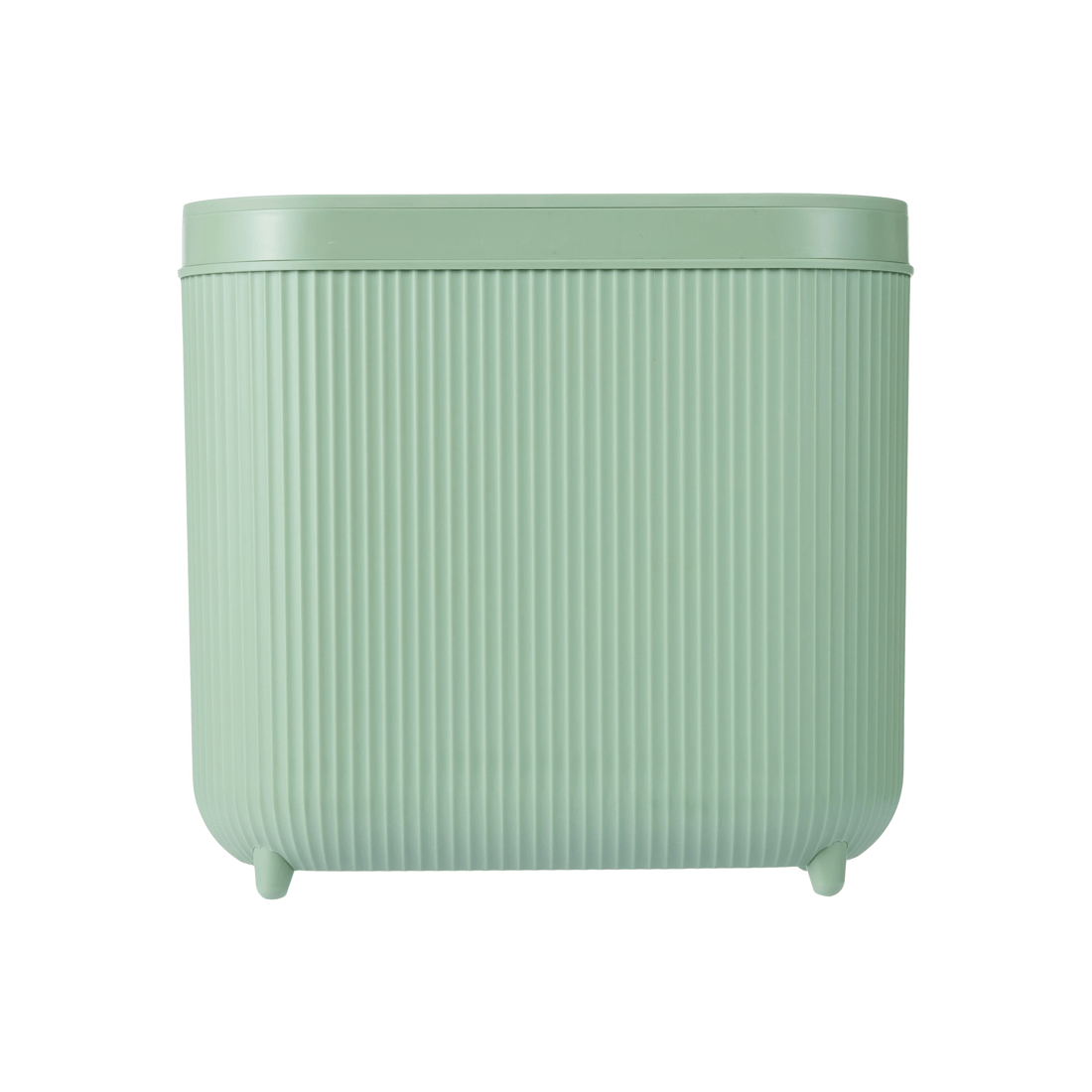 2 8L Push Top Bin - Sage, 2 of 7