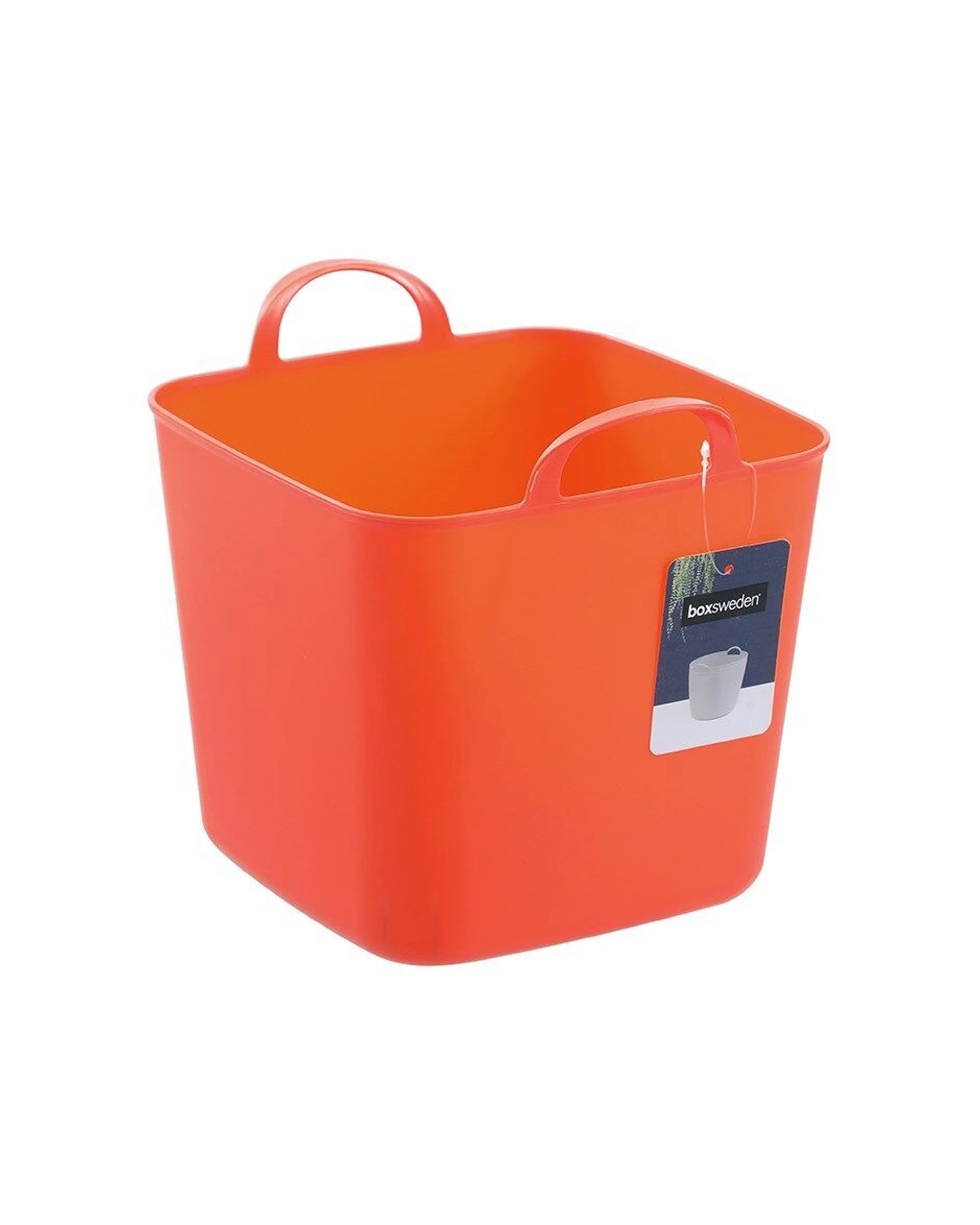 3 Boxsweden 12PK Mini Flexible Storage Organiser Square Tub Box Integrated Handles 5L - Multi, 3 of 8