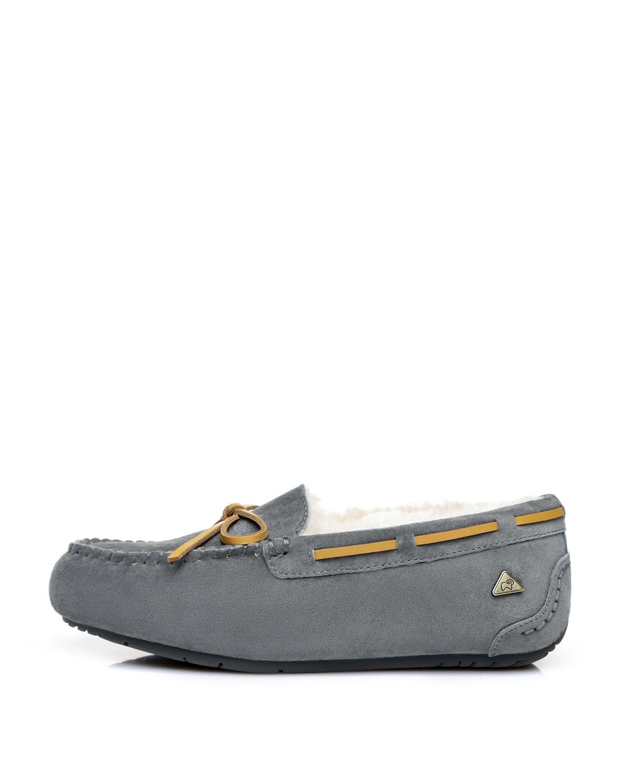 4 Everau Unisex Miracle Moccasins GREY, 4 of 5