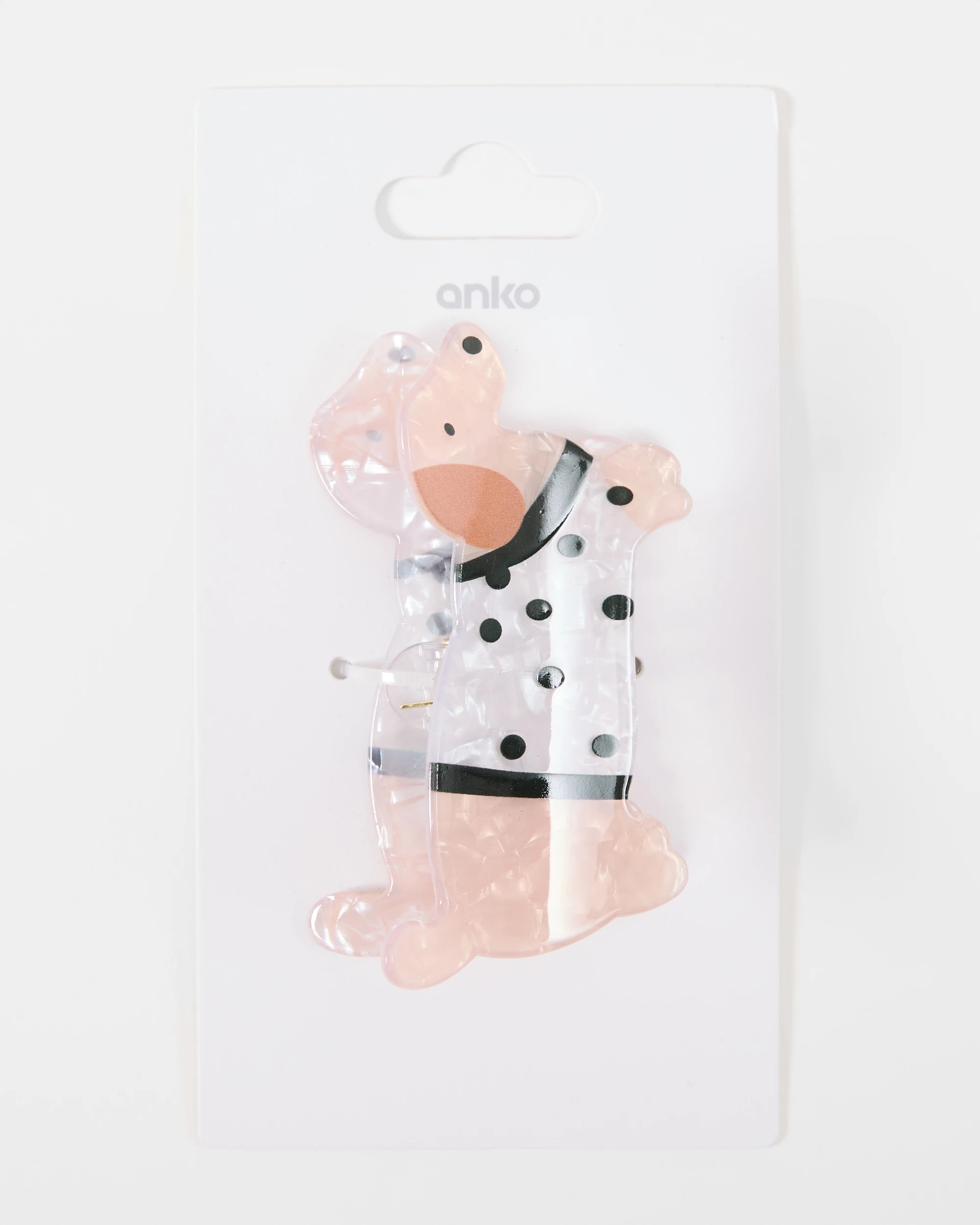 1 Brown Novelty Dog Claw Hair Clip, 1 of 2