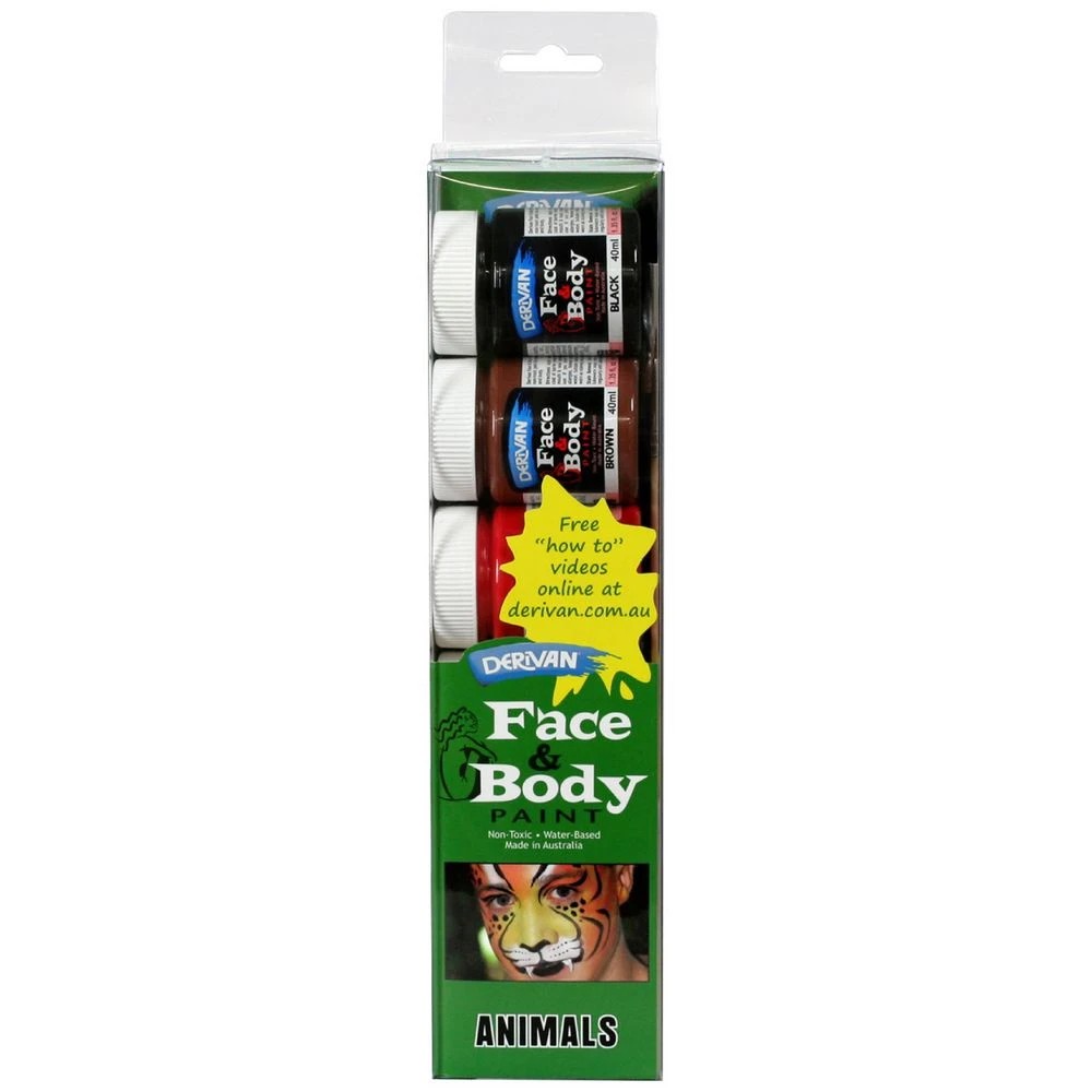1 Derivan Face Paint Set Animals, 1 of 1