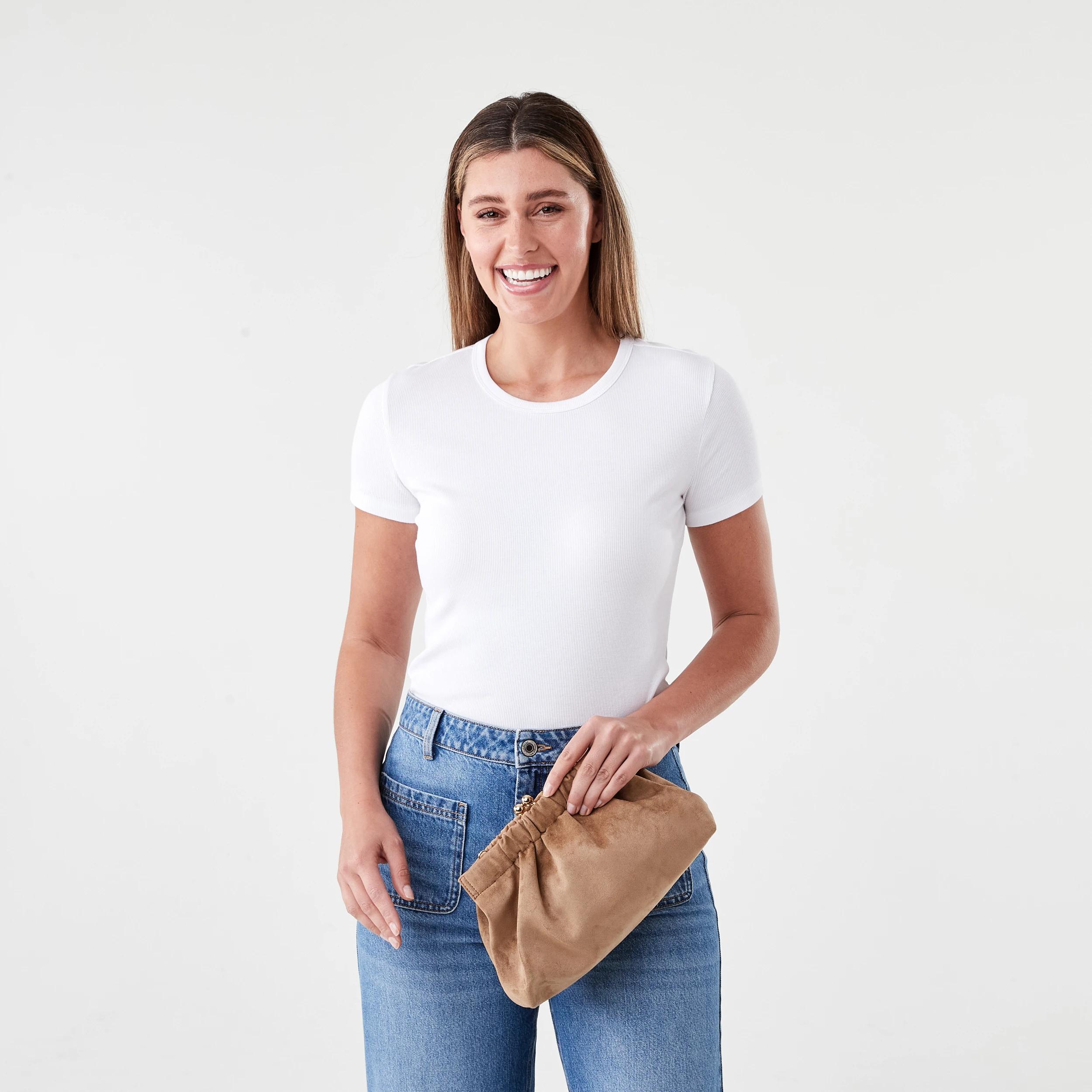 4 Kiss Lock Clutch Hzlt Latte, 4 of 5