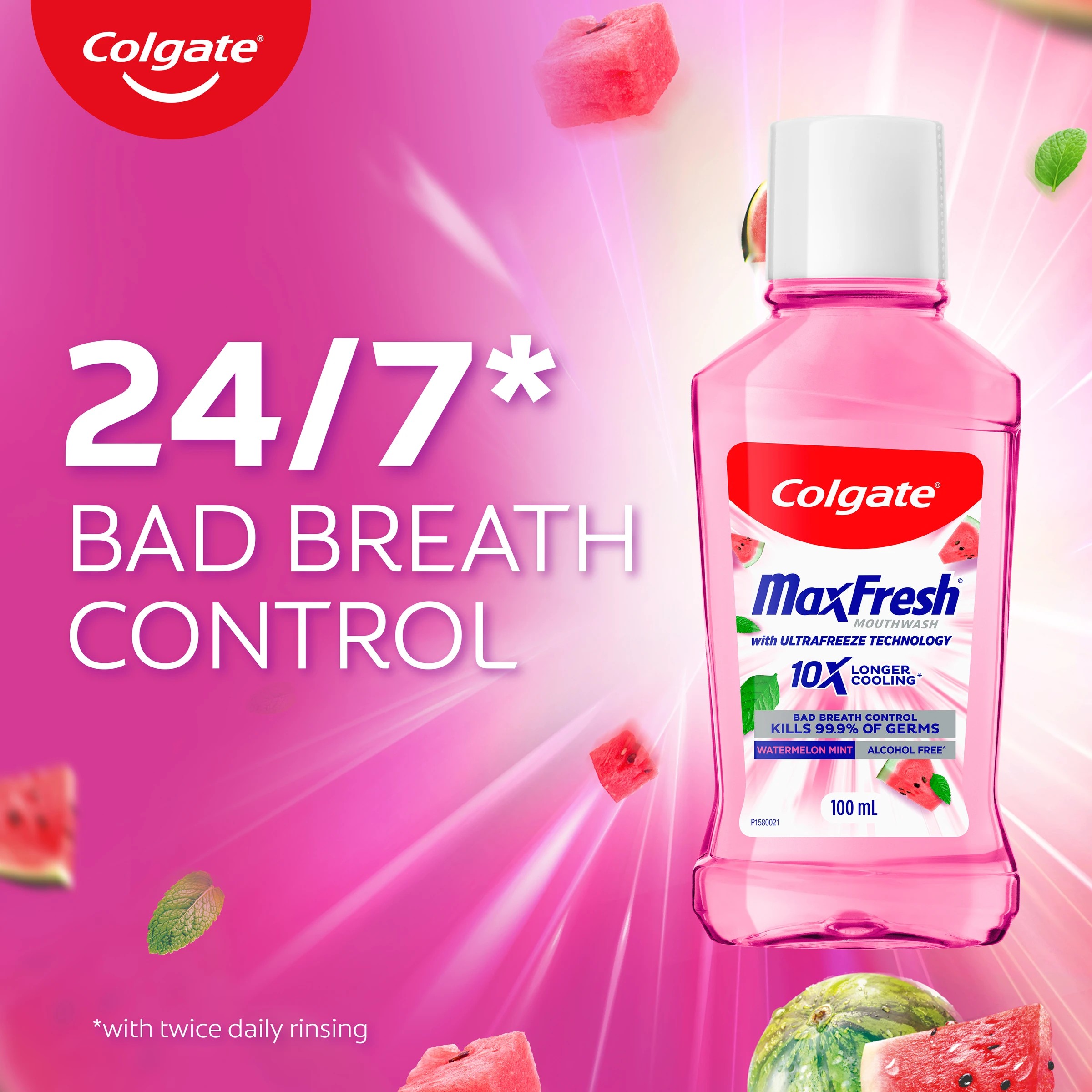 7 Colgate MaxFresh Watermelon Mint Mouthwash 100ml, 7 of 8