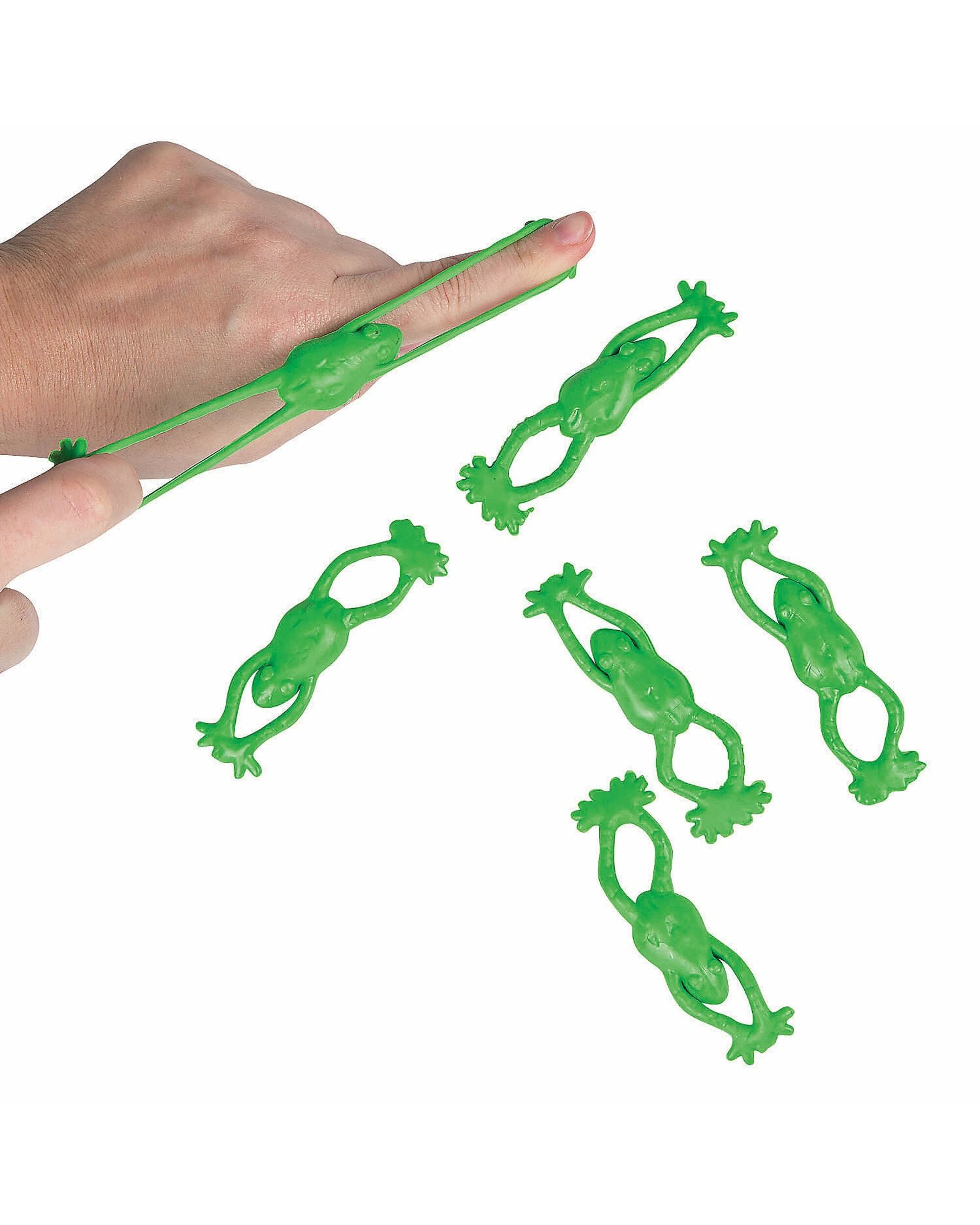 2 Unique Stretchy Flying Slingshot Frogs Pack of 8, 2 of 2