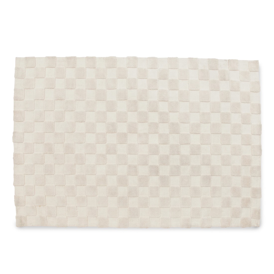 6 Check Rug - Natural, Large - 235cm x 160cm, 6 of 7