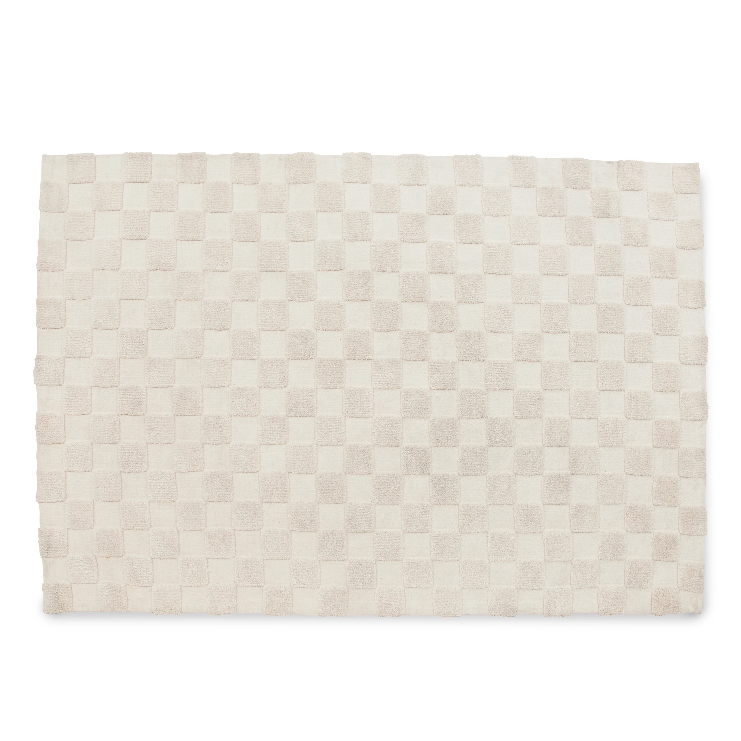 6 Check Rug - Natural, Large - 235cm x 160cm, 6 of 7