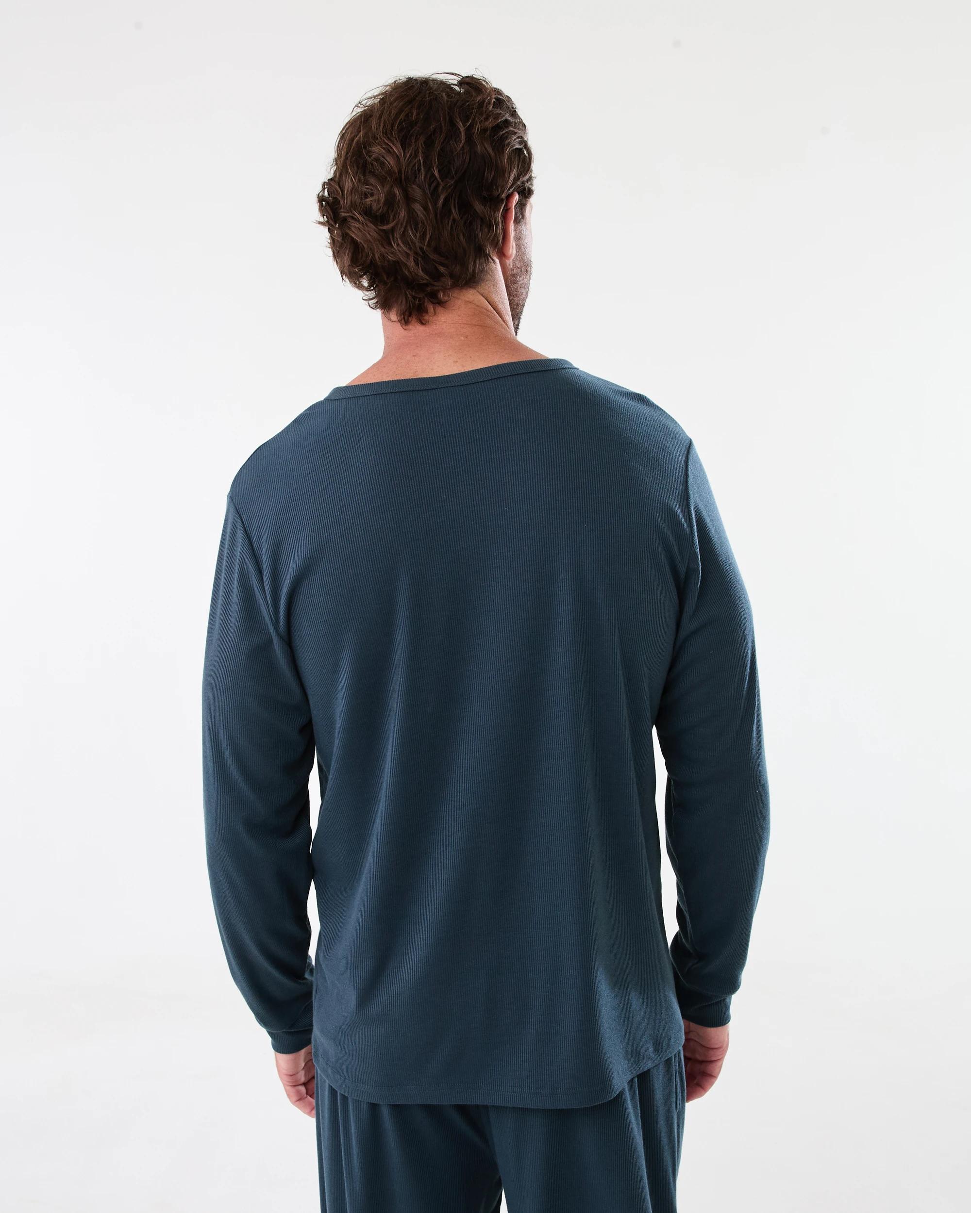 3 Long Sleeve Rib Top Nvy Spell, 3 of 6