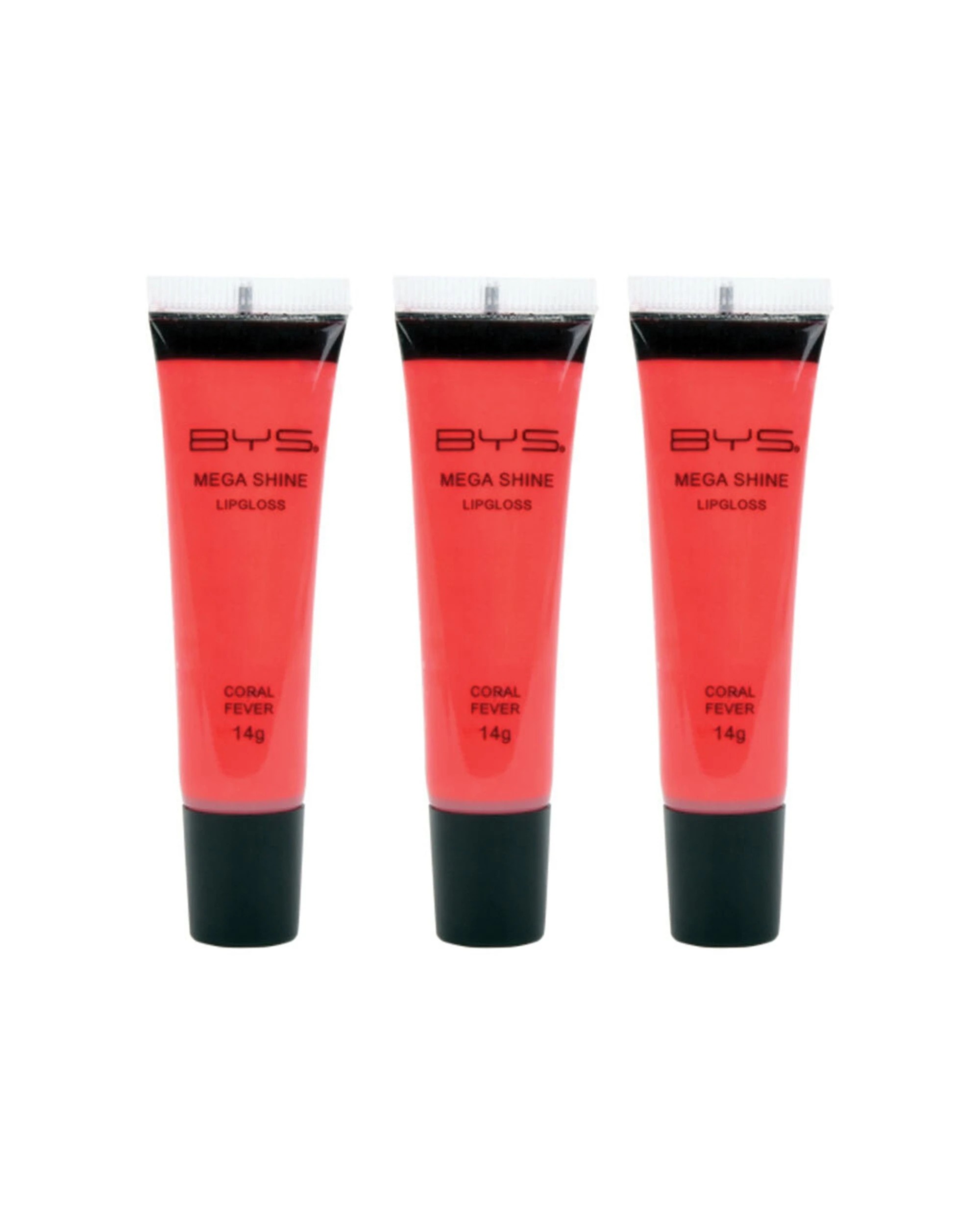 1 BYS Mega Shine Lipgloss Makeup Scented Fever 3PK - Multi, 1 of 2