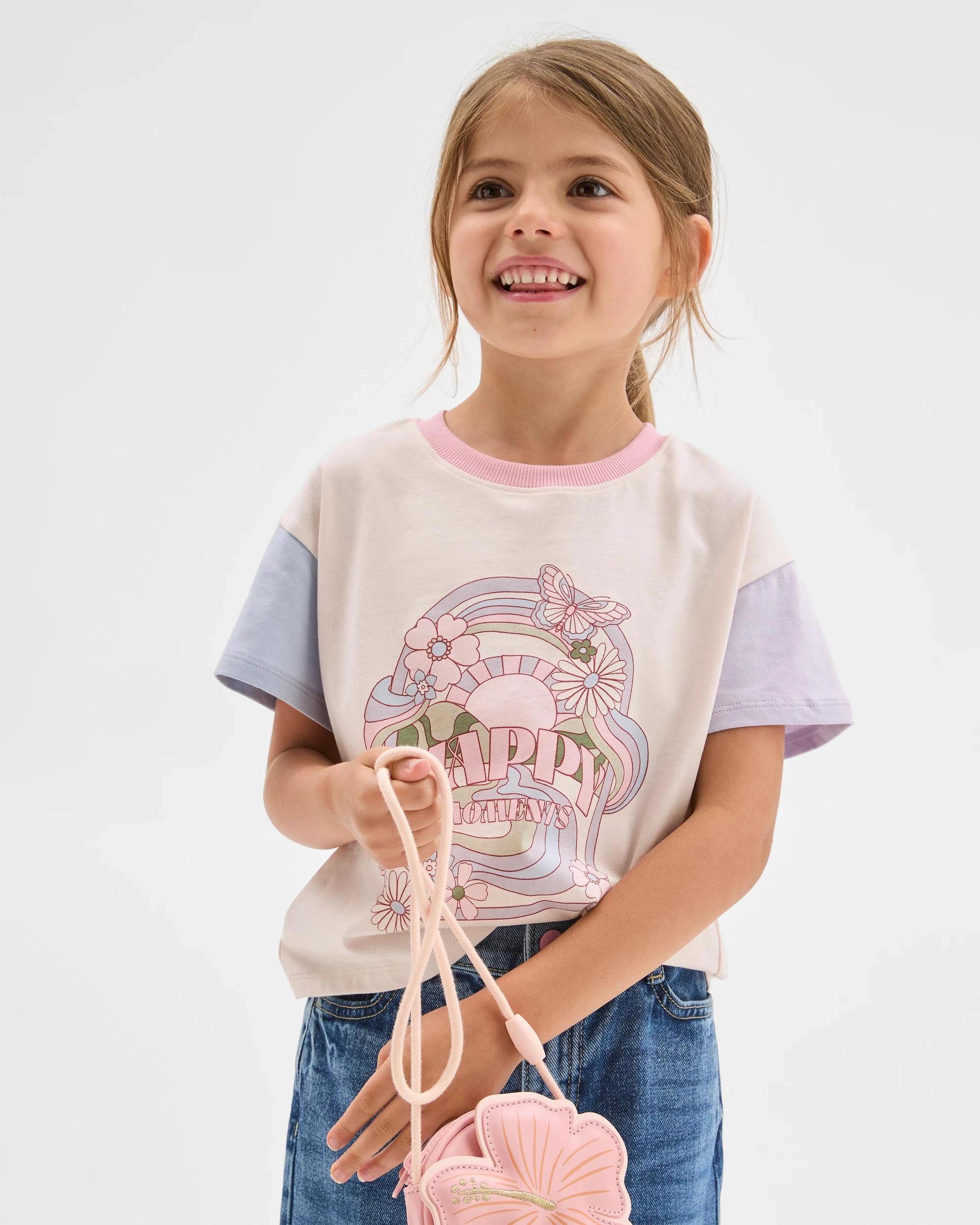 3 Target Kids Australian Cotton Boxy T-Shirt CREAM, 3 of 7