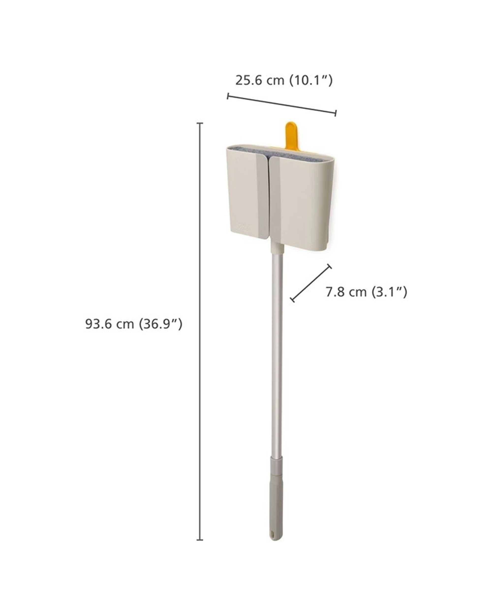 5 Joseph Joseph CleanTech Easy To Store Wall Mounted Indoor Broom With Dust Stone - Natural, 5 of 7