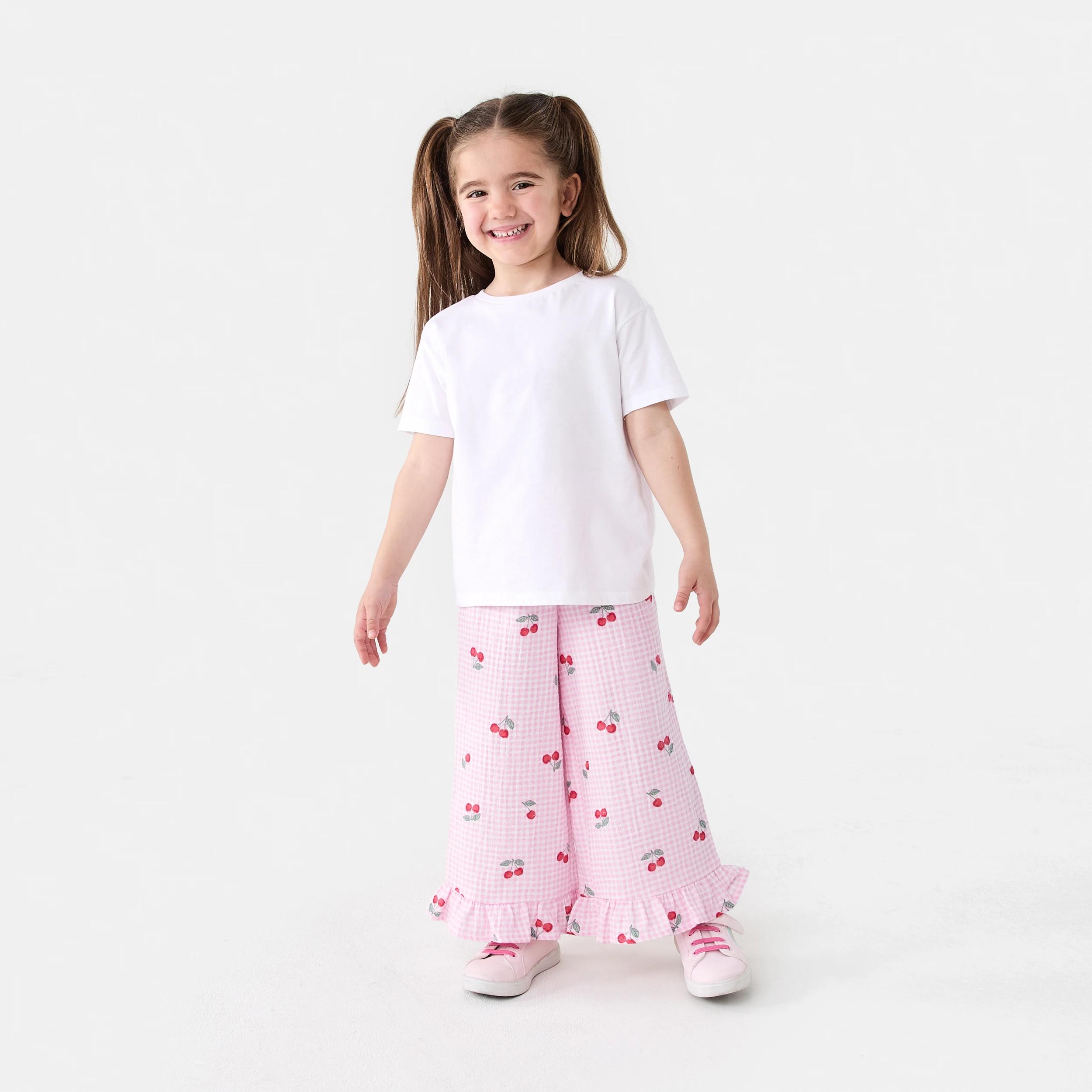 5 Frill Hem Pants Pnk Cherry, 5 of 6