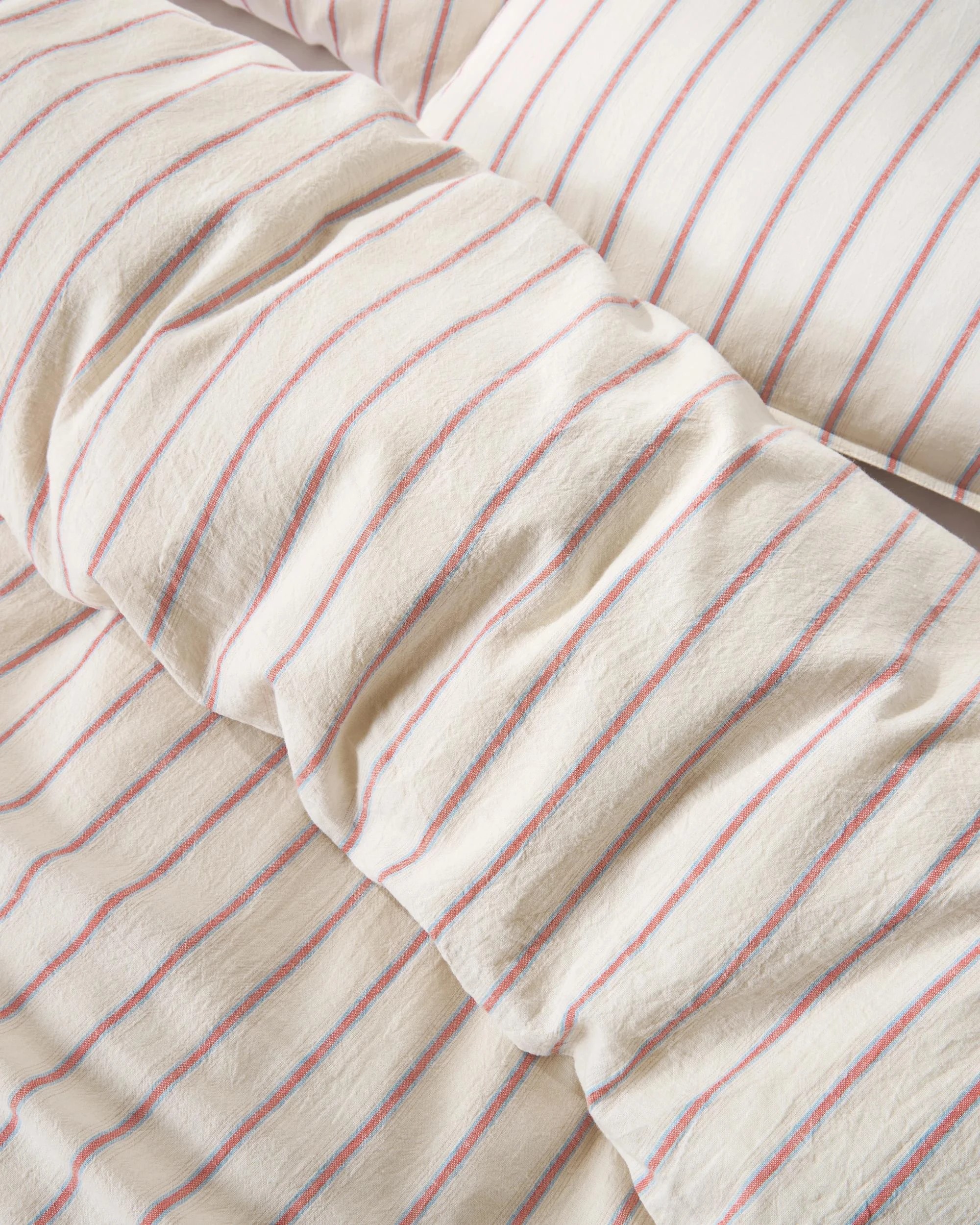 3 Target Nautical Stripe Linen/Cotton Quilt Cover Set - Queen Bed - White, 3 of 3