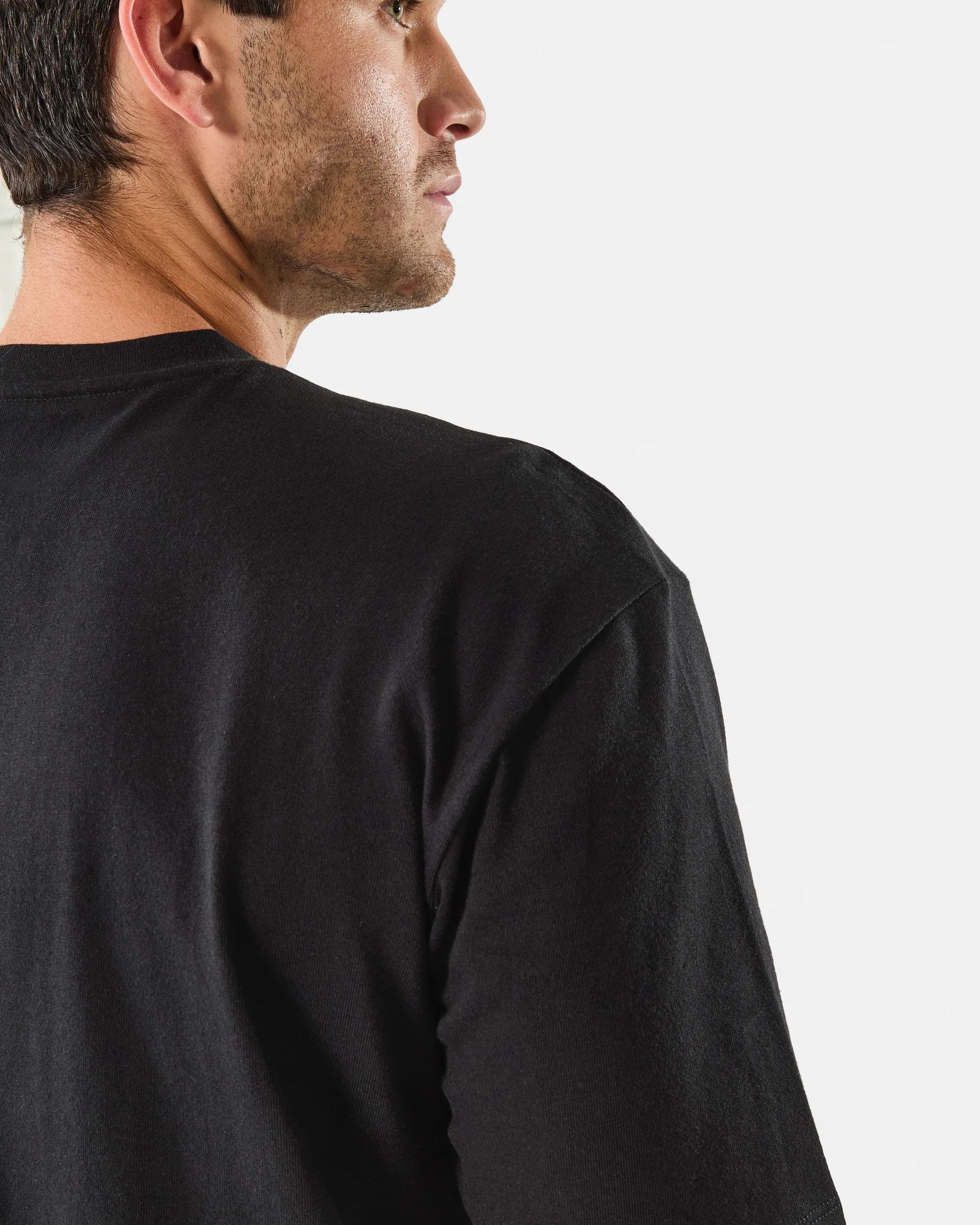 6 Oversized Heavyweight T-shirt BLACK, 6 of 7