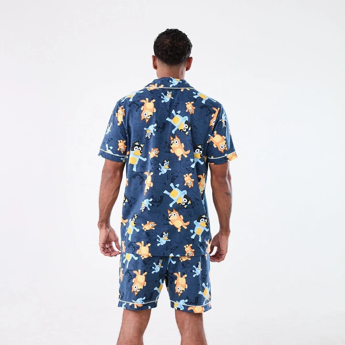 3 Bluey License Short Sleeve Button Through Matching Family Pyjama Set BLUEY, 3 of 9