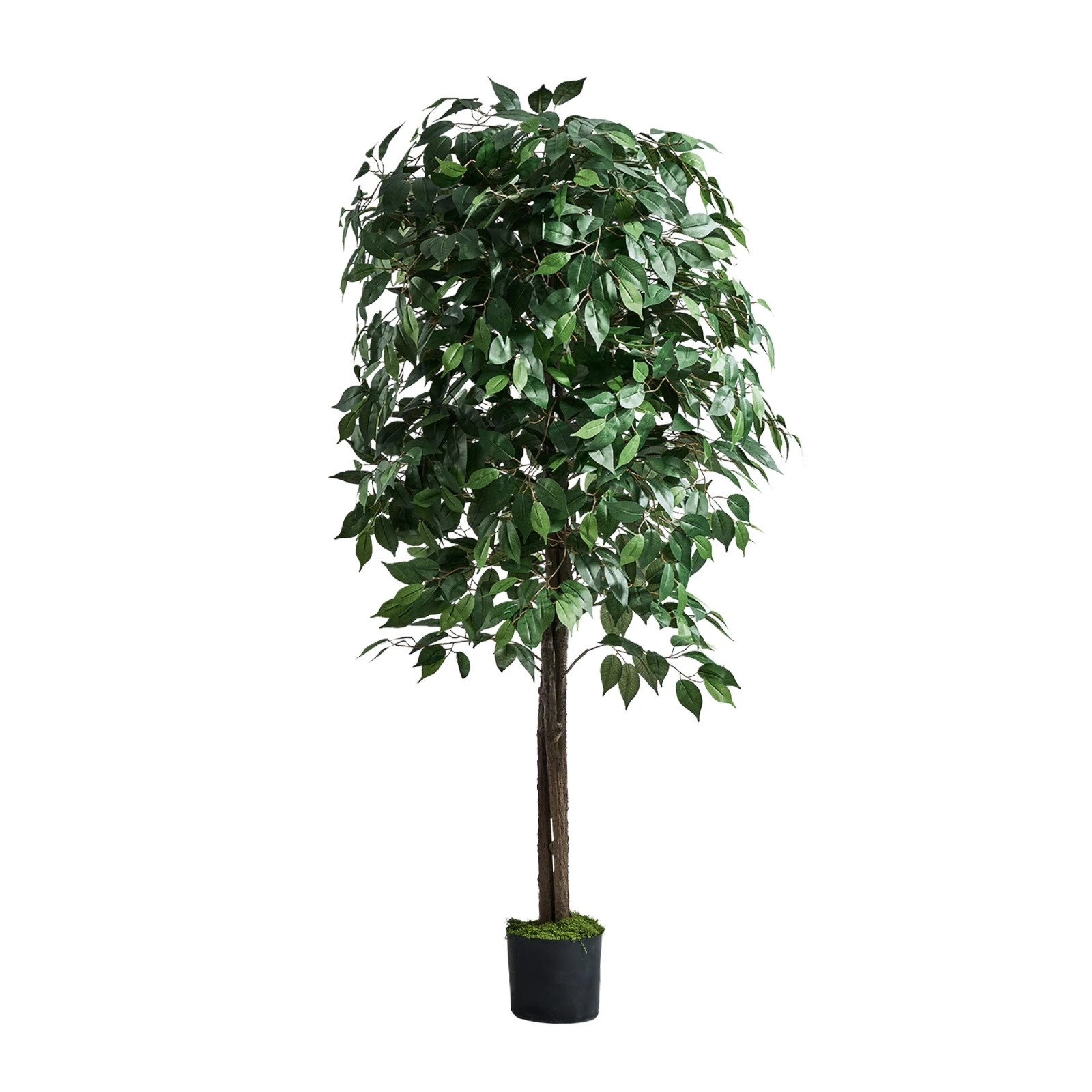 1 Livsip 150cm Artificial Ficus Tree - Green, 1 of 10