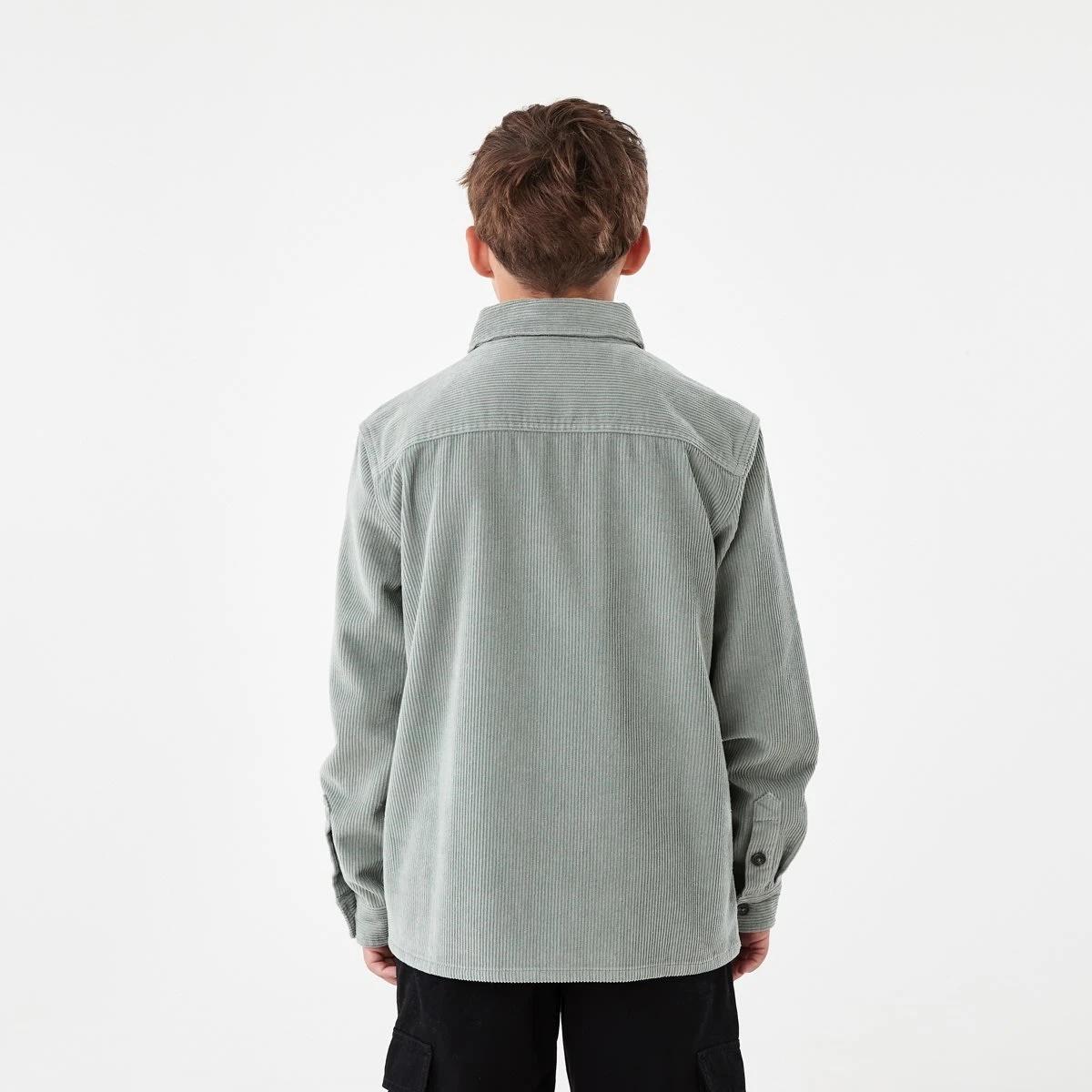 3 Utility Corduroy Overshirt Grn Laurel, 3 of 7