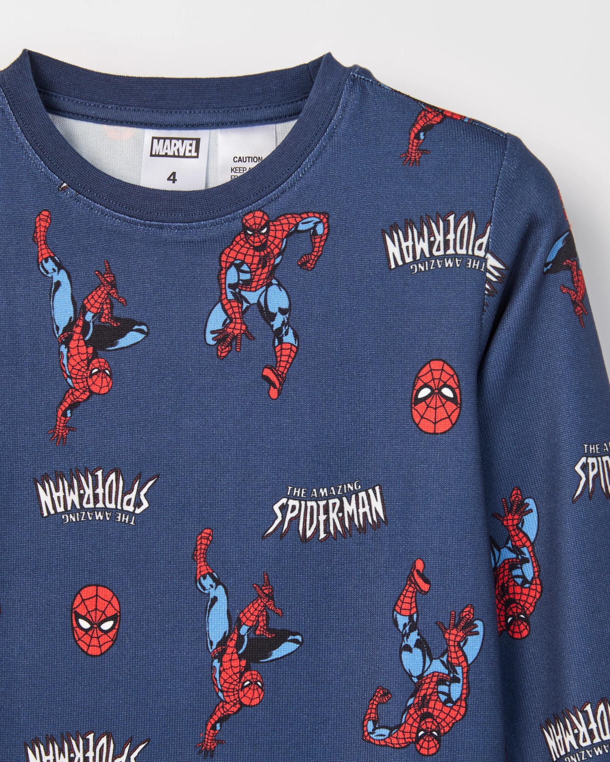 6 Spider-Man Gift Pack Younger Boys Hacci Knit Pyjama Set SPIDER-MAN, 6 of 9