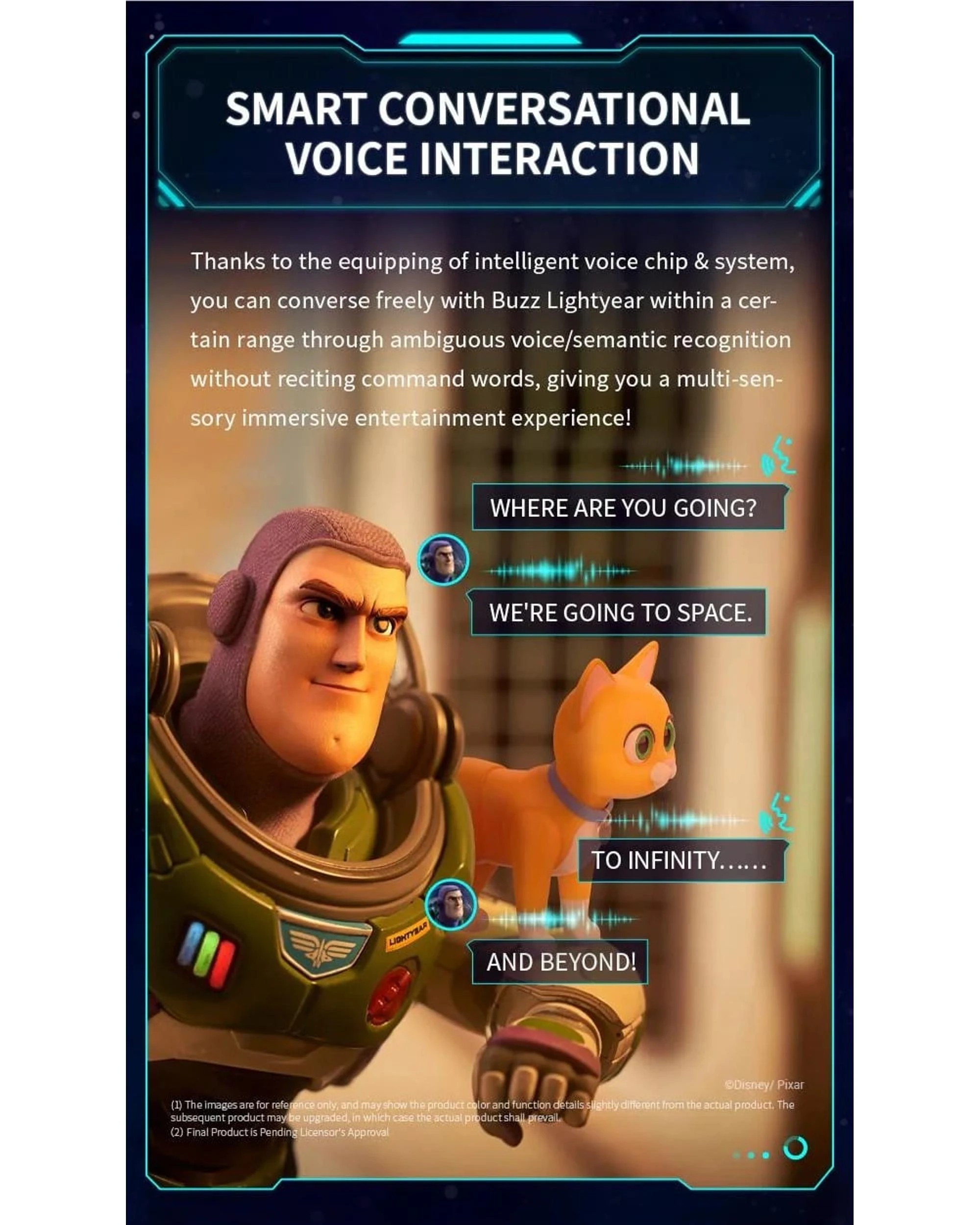 9 Robosen Buzz Lightyear Infinity Pack Limited Edition Robot, 9 of 10