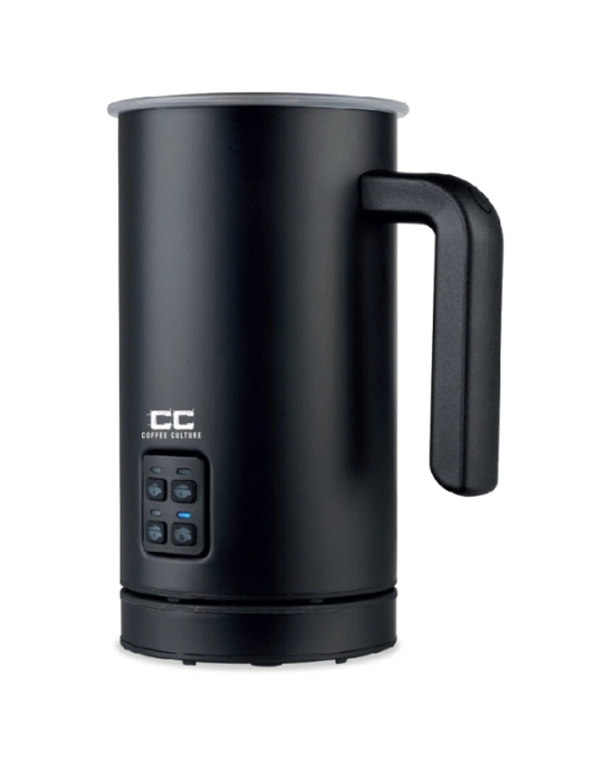 2 Coffee Culture Electric Milk Frother 300ml Stainless Steel Interior - Black, 2 of 5