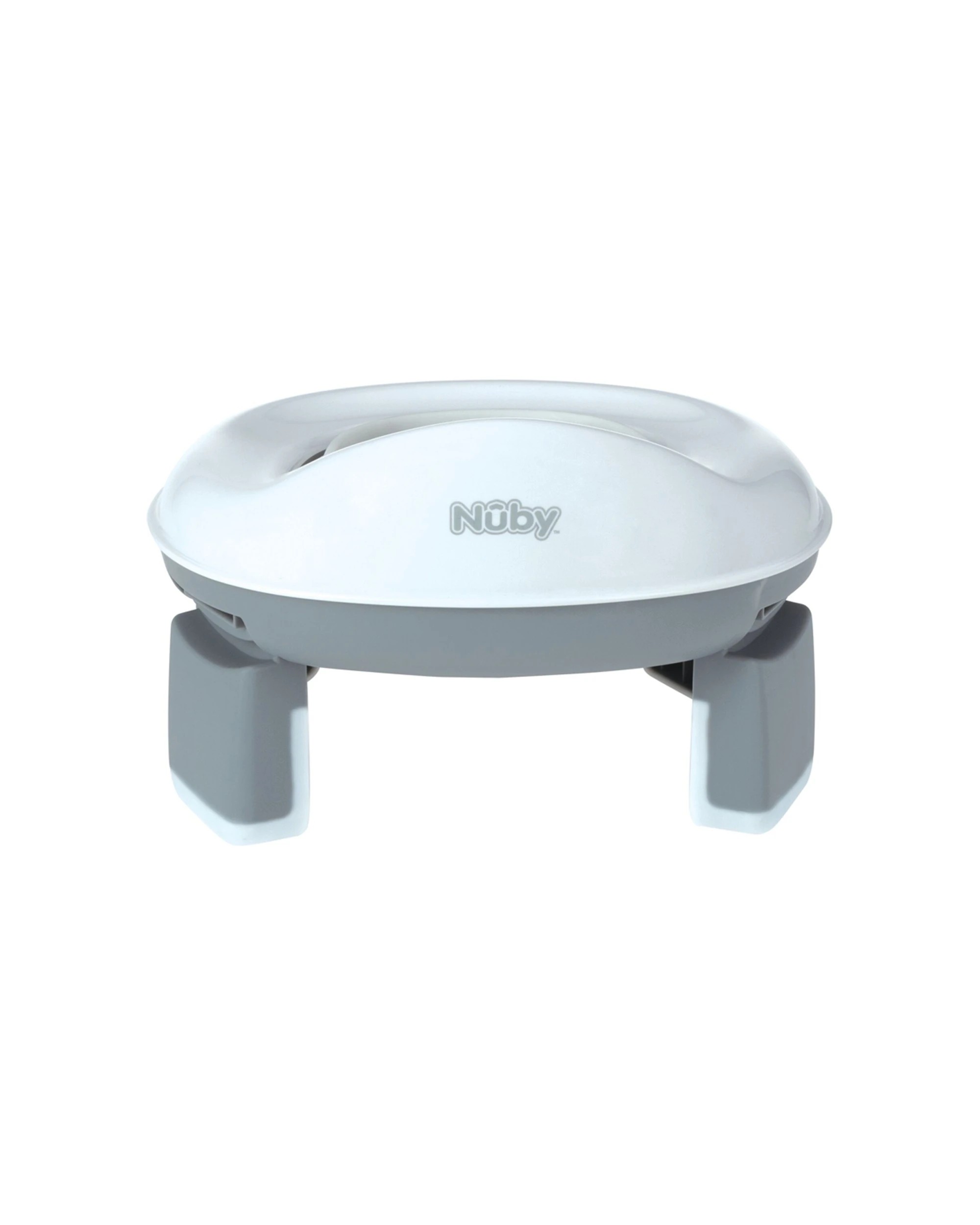 1 Nuby Portable Potty Lightweight Travel Toilet Seat With Liners - White, 1 of 1