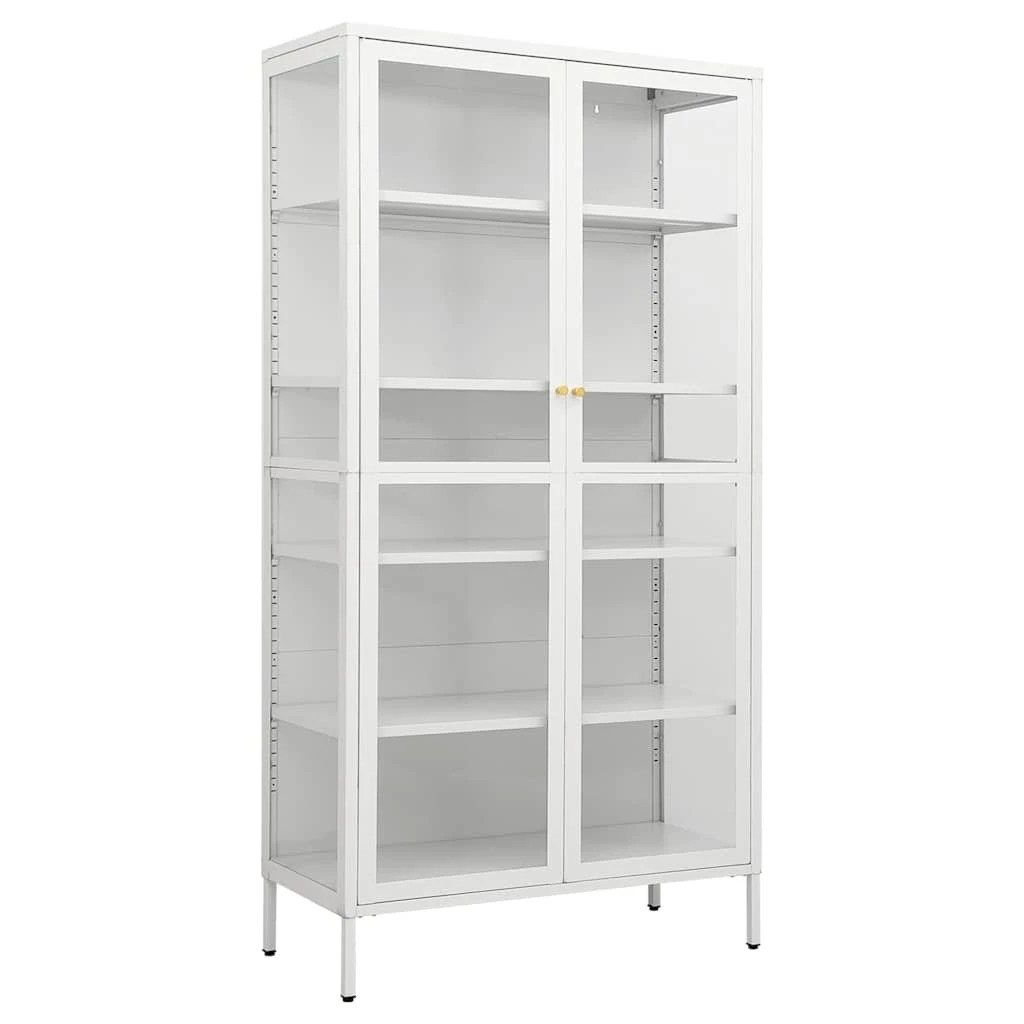1 Vidaxl Display Cabinet - White, 1 of 9